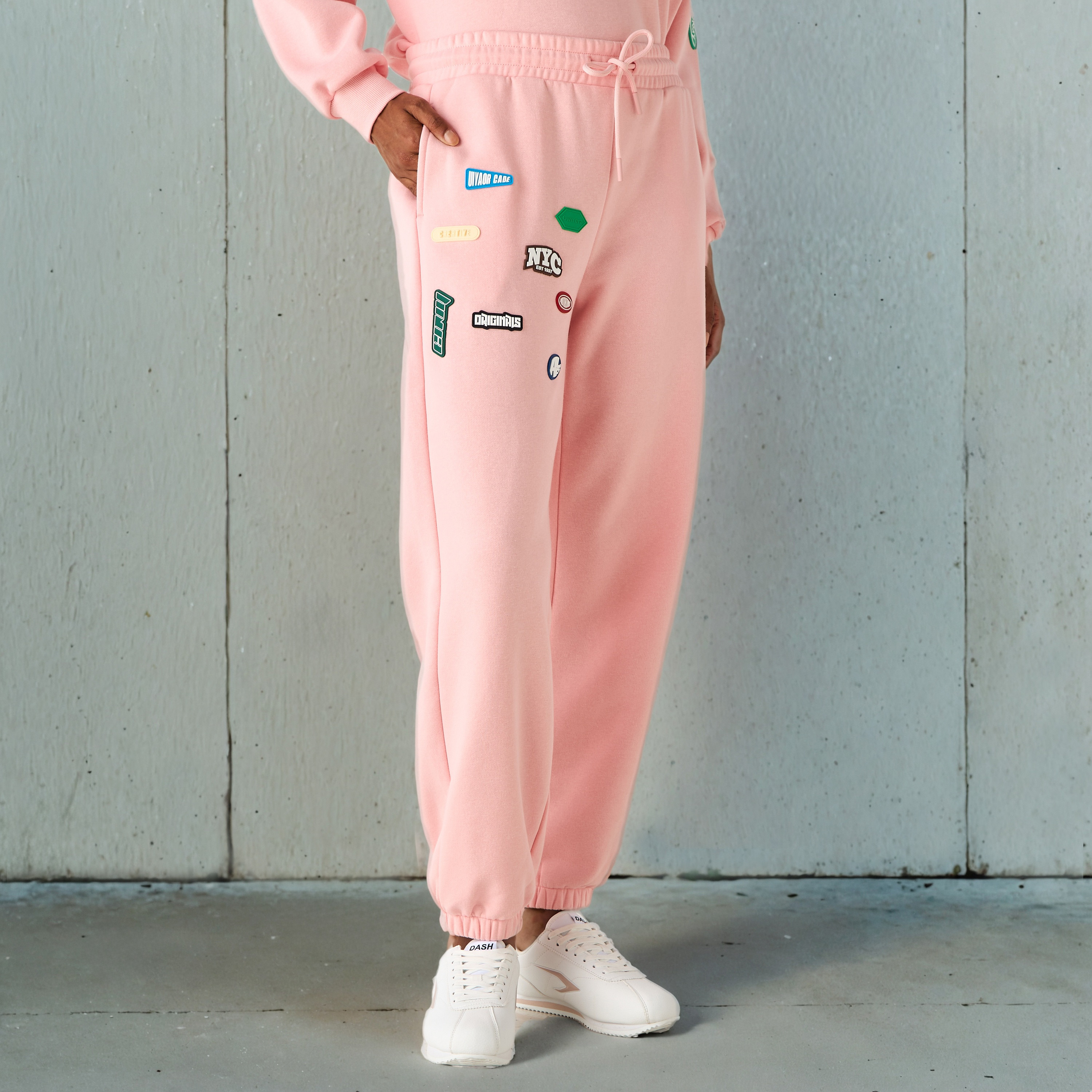 Patch Accent Joggers-women-clothing-bottoms-joggers-image-1