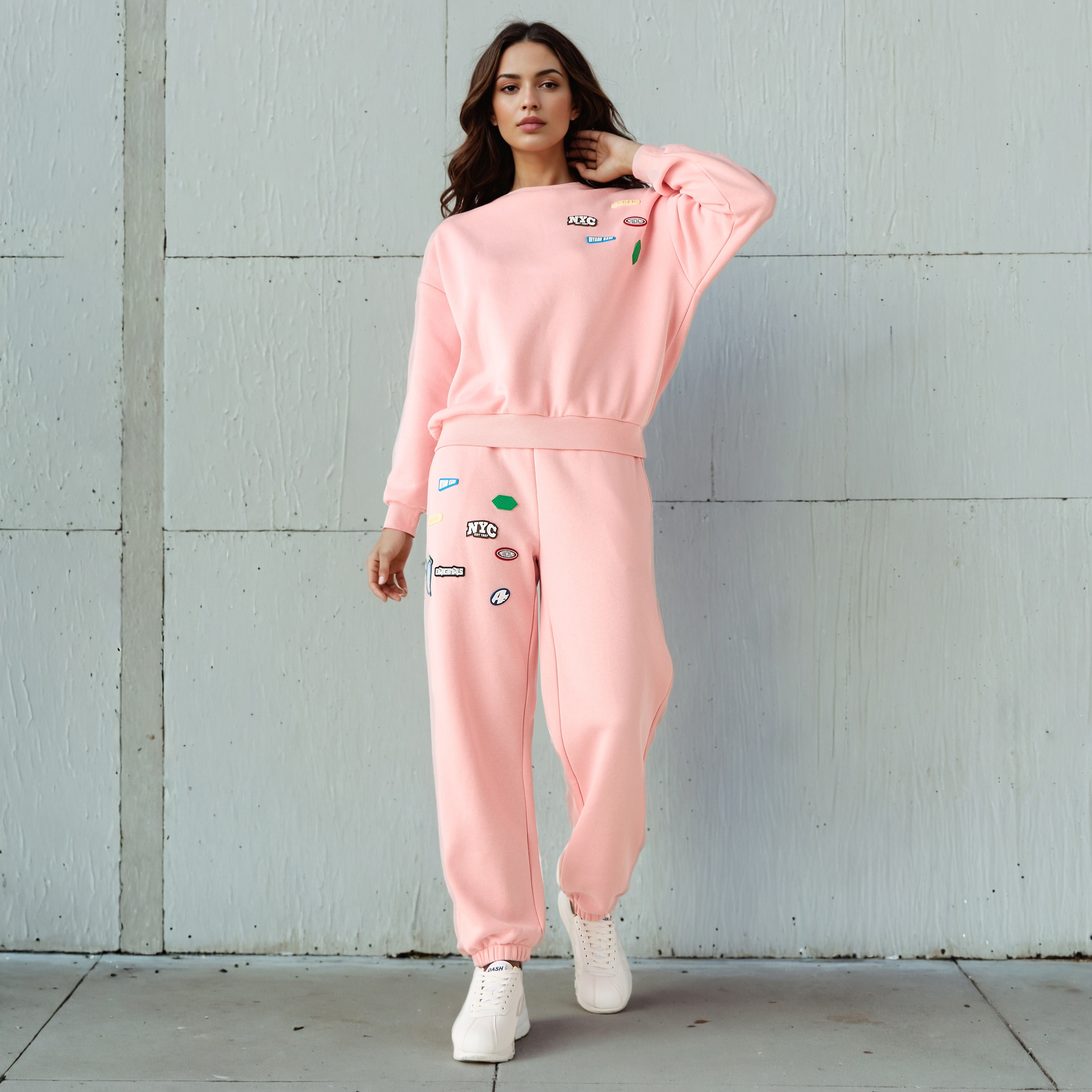 Patch Accent Joggers-women-clothing-bottoms-joggers-image-2