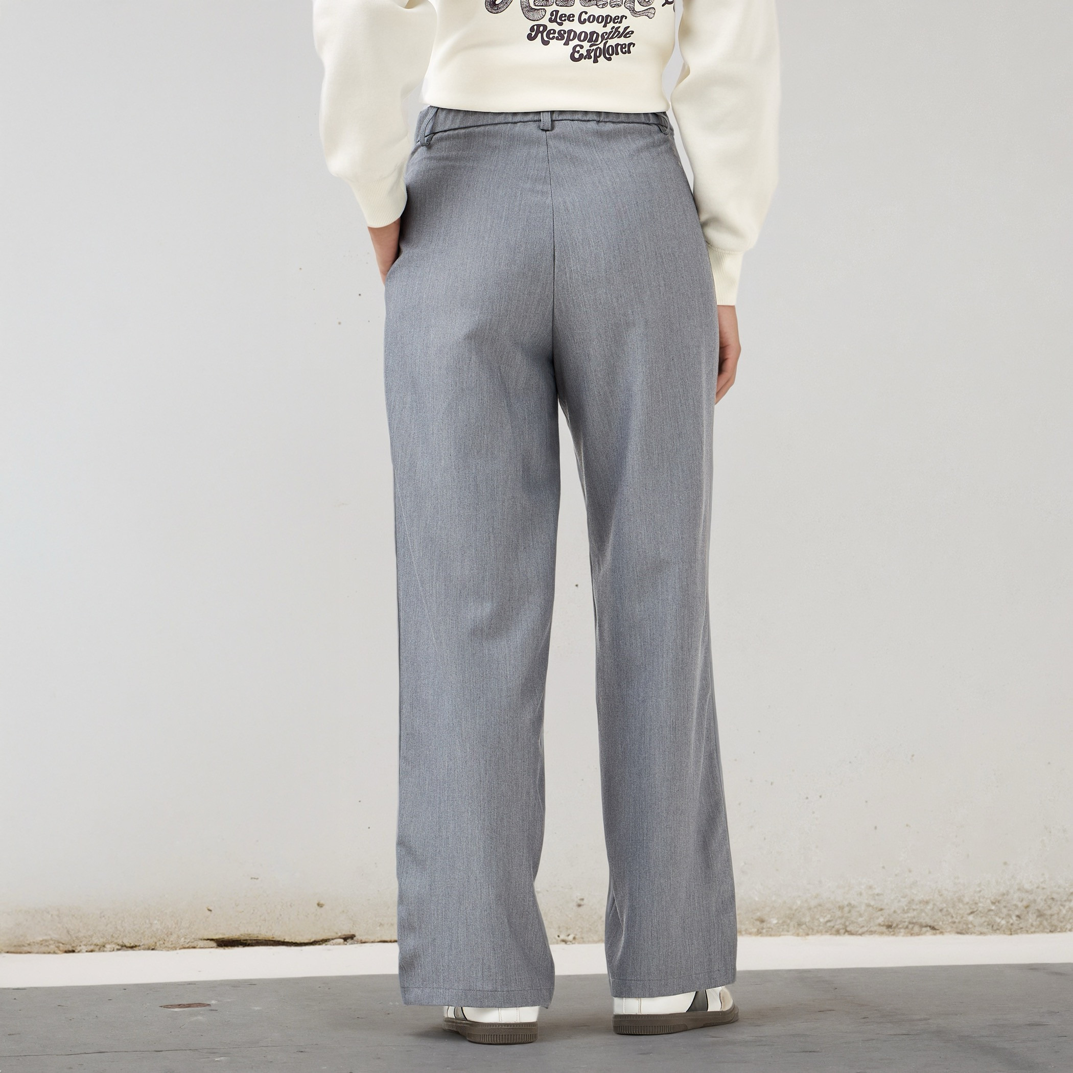 Stripe Accent Regular Fit Trousers-women-clothing-bottoms-trousers-image-3