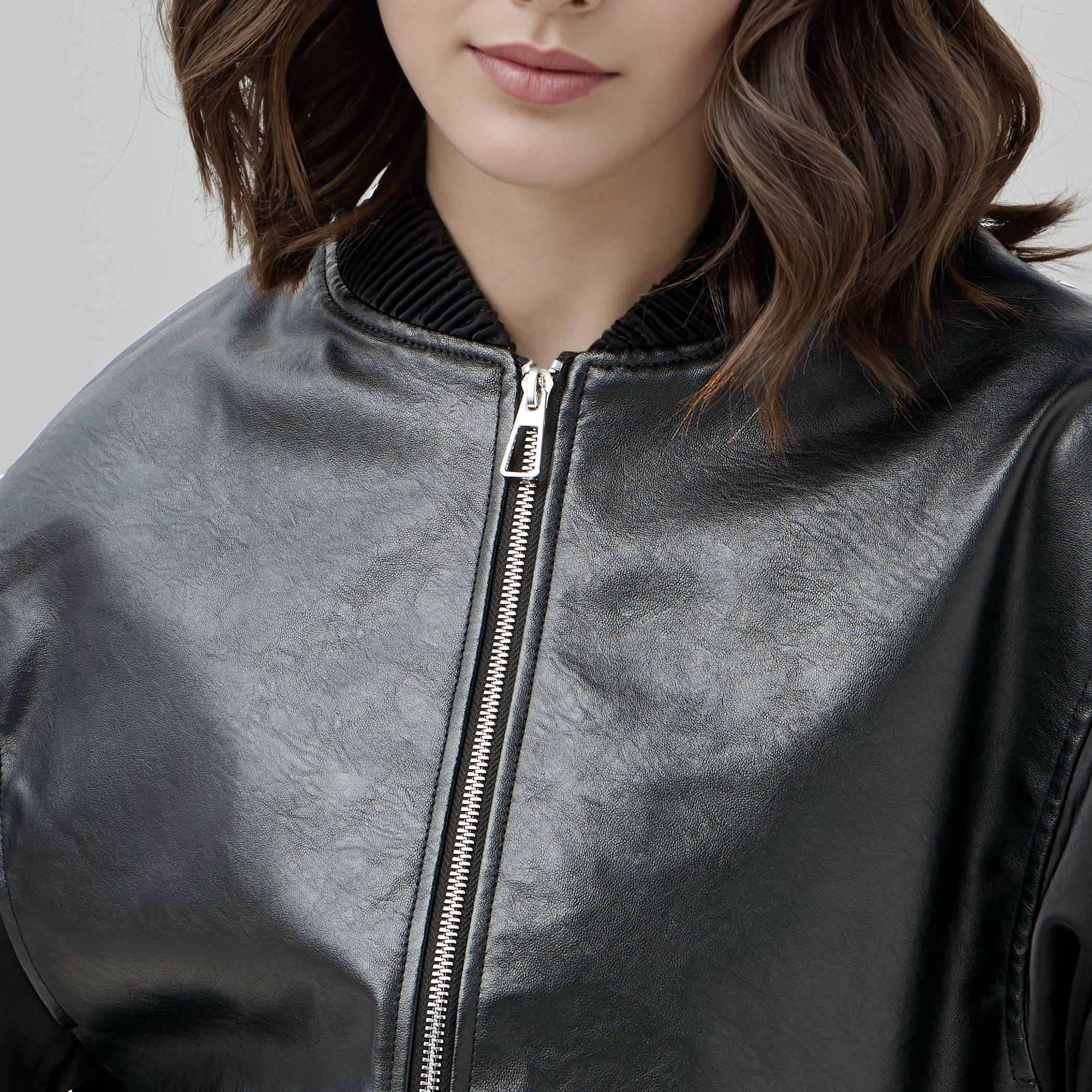 جاكيت بايكر بأكمام مطرزة وسحاب إغلاق-women-winterwear-coatsandjackets-jackets-image-12
