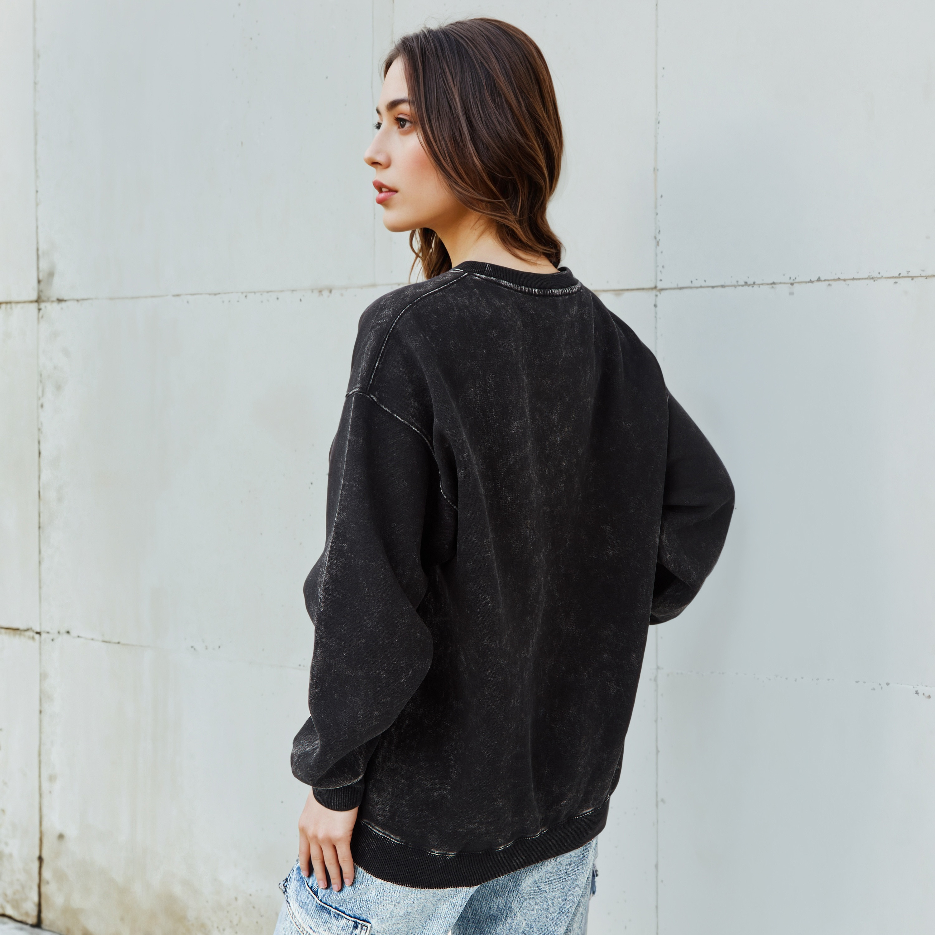 Sweatshirt with Acid Wash Detail-women-winterwear-hoodiesandsweatshirts-sweatshirts-image-3