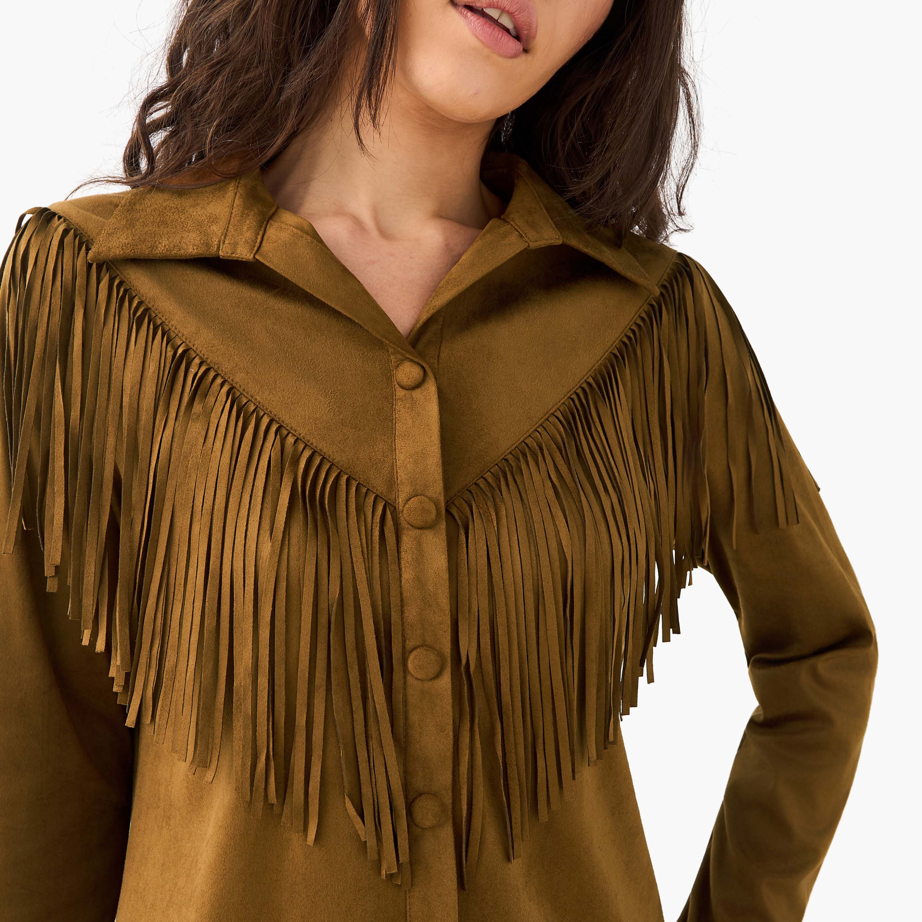 Suede Shacket with Fringe Detail-women-winterwear-coatsandjackets-jackets-image-5