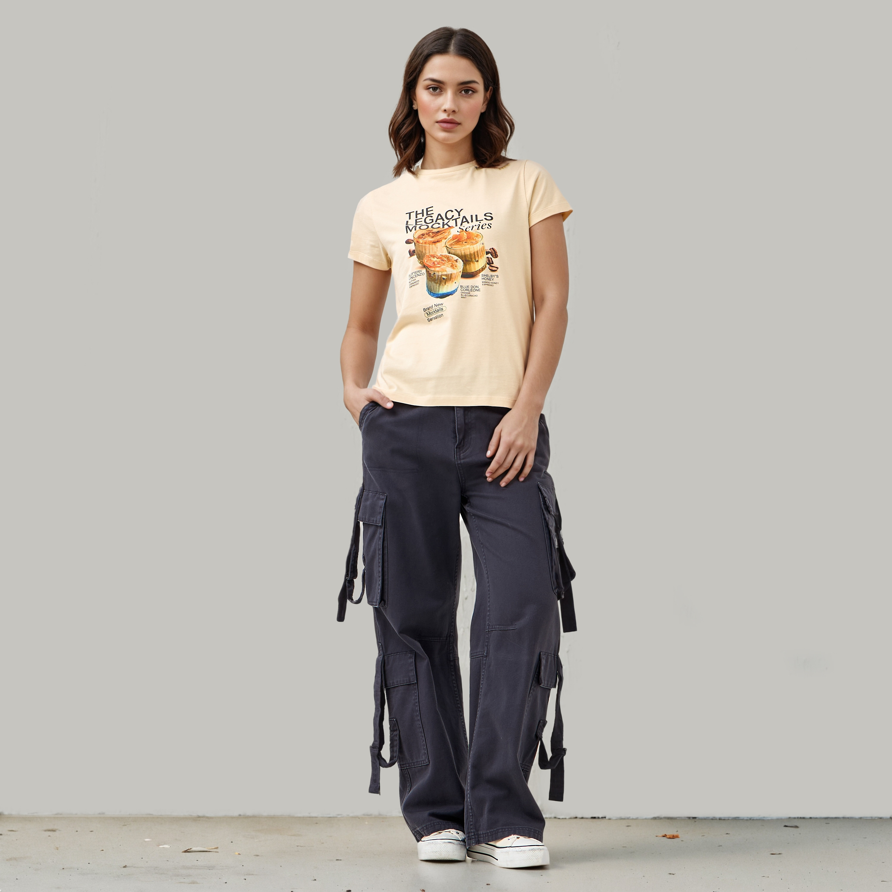 Graphic Print Crew Neck T-shirt-women-clothing-tshirts-image-2