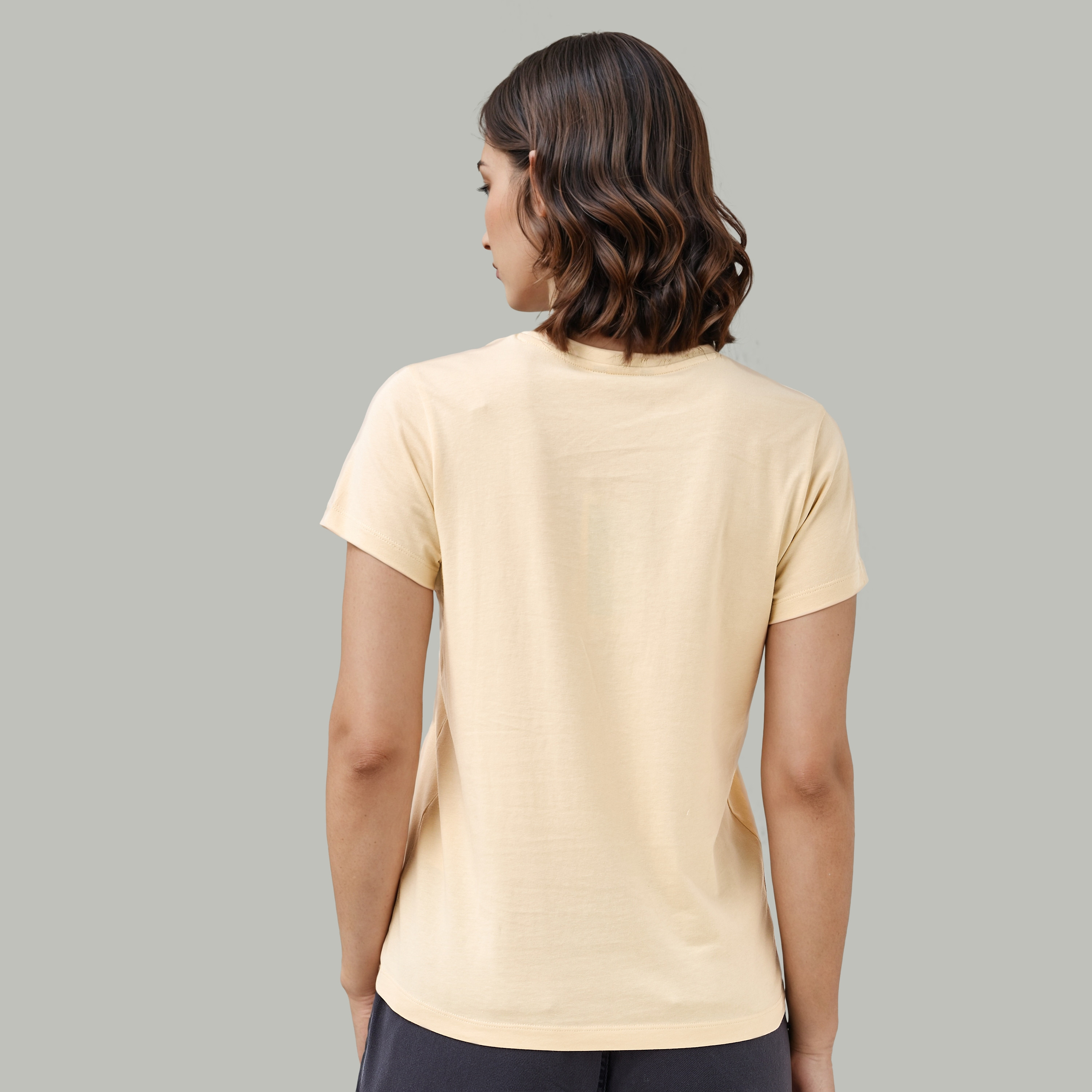 Graphic Print Crew Neck T-shirt-women-clothing-tshirts-image-3