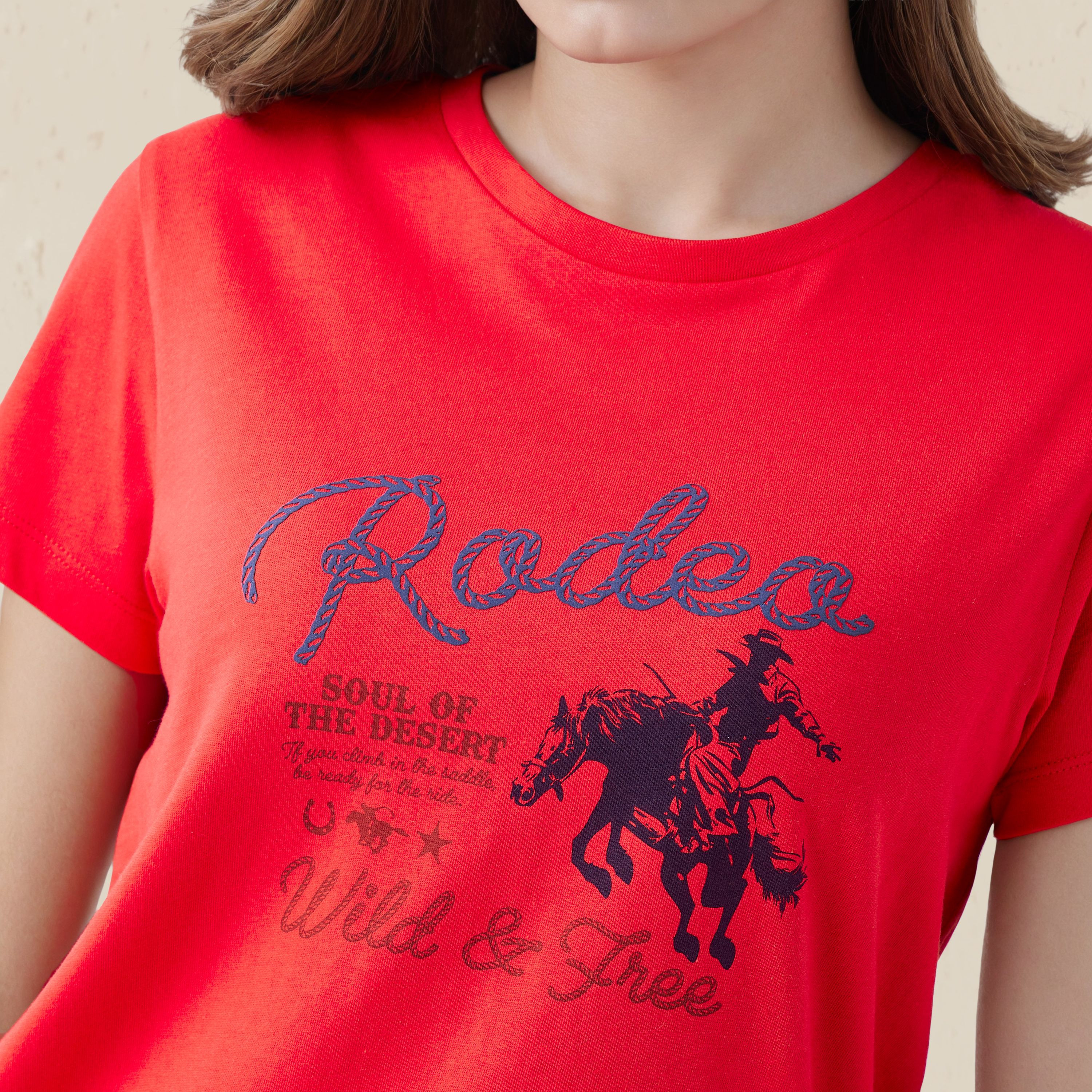 T-shirt Regular Fit with Graphic Print Cotton-women-clothing-tshirts-image-4