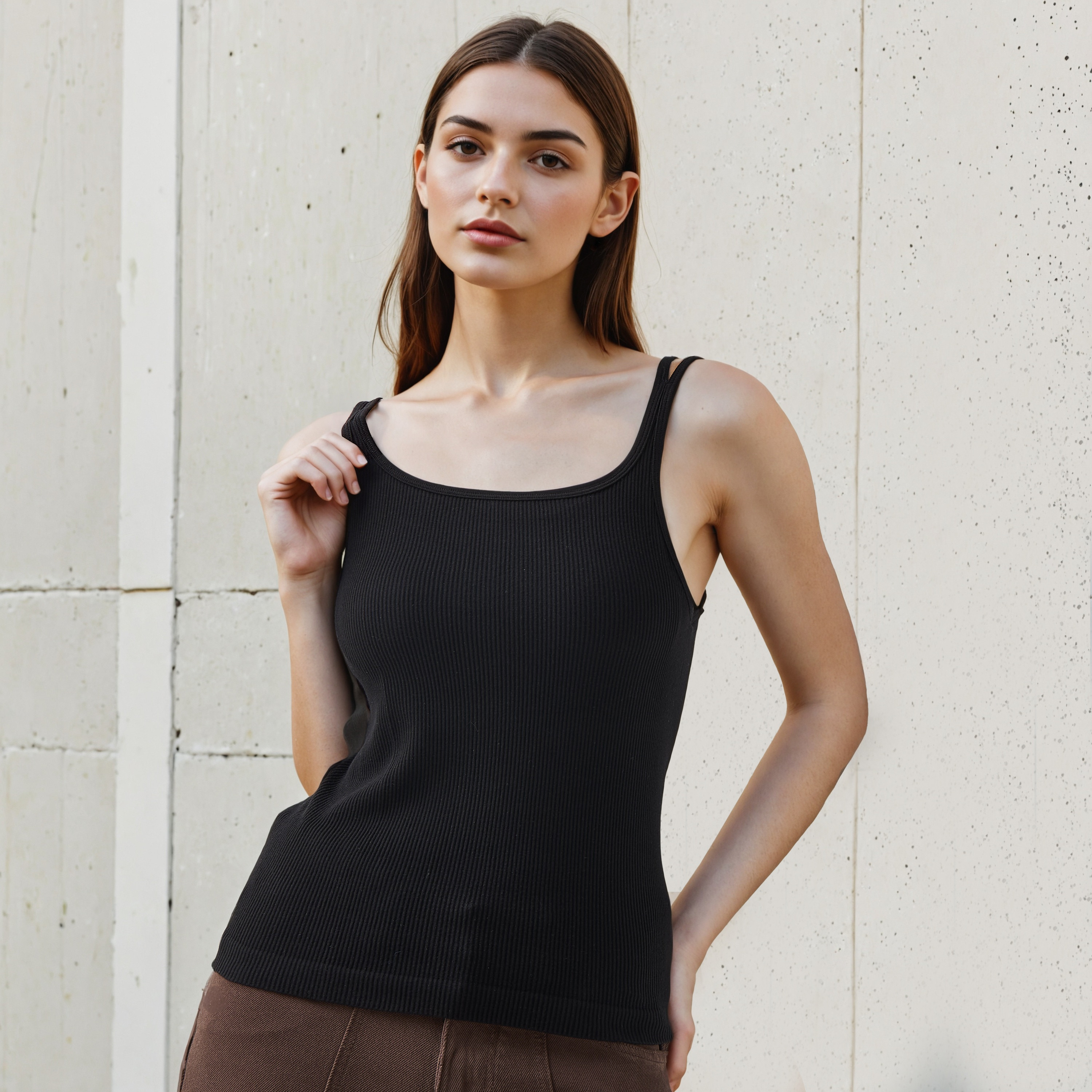 قميص داخلي مبطن بتفاصيل فيسكوز-women-clothing-tshirts-image-1