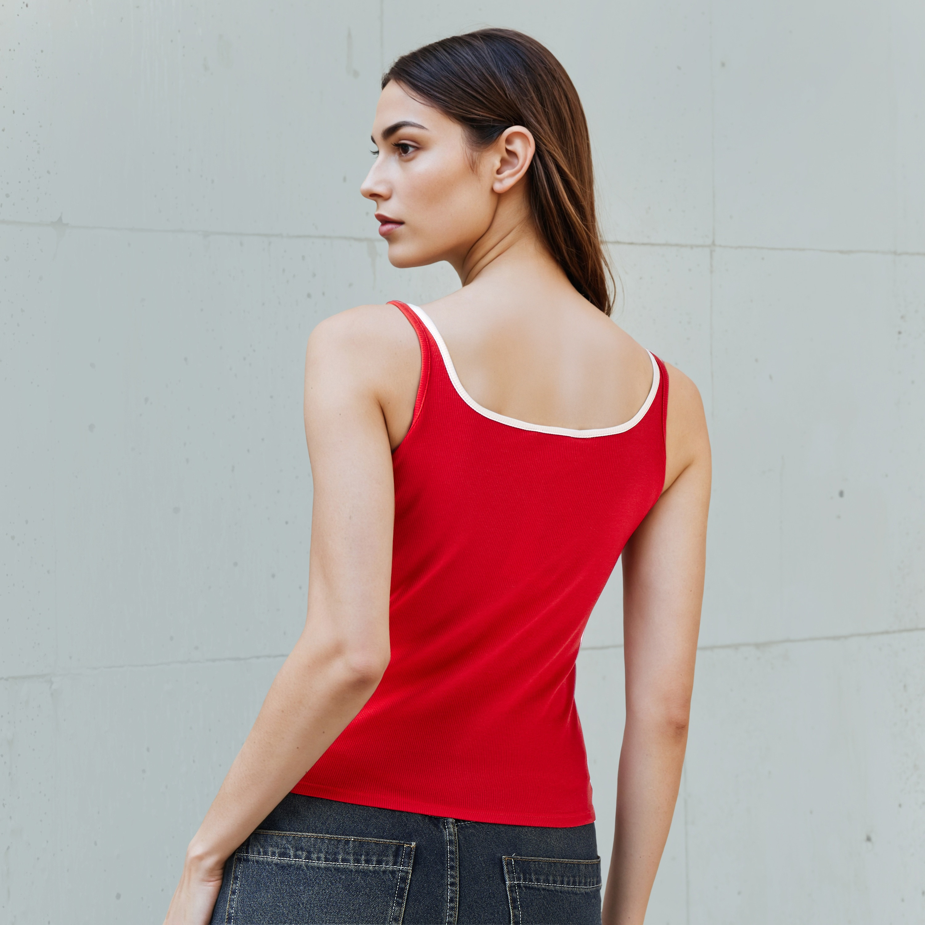 بلوزة تانك فيسكوز بتزيينات بارزة-women-clothing-tshirts-image-3
