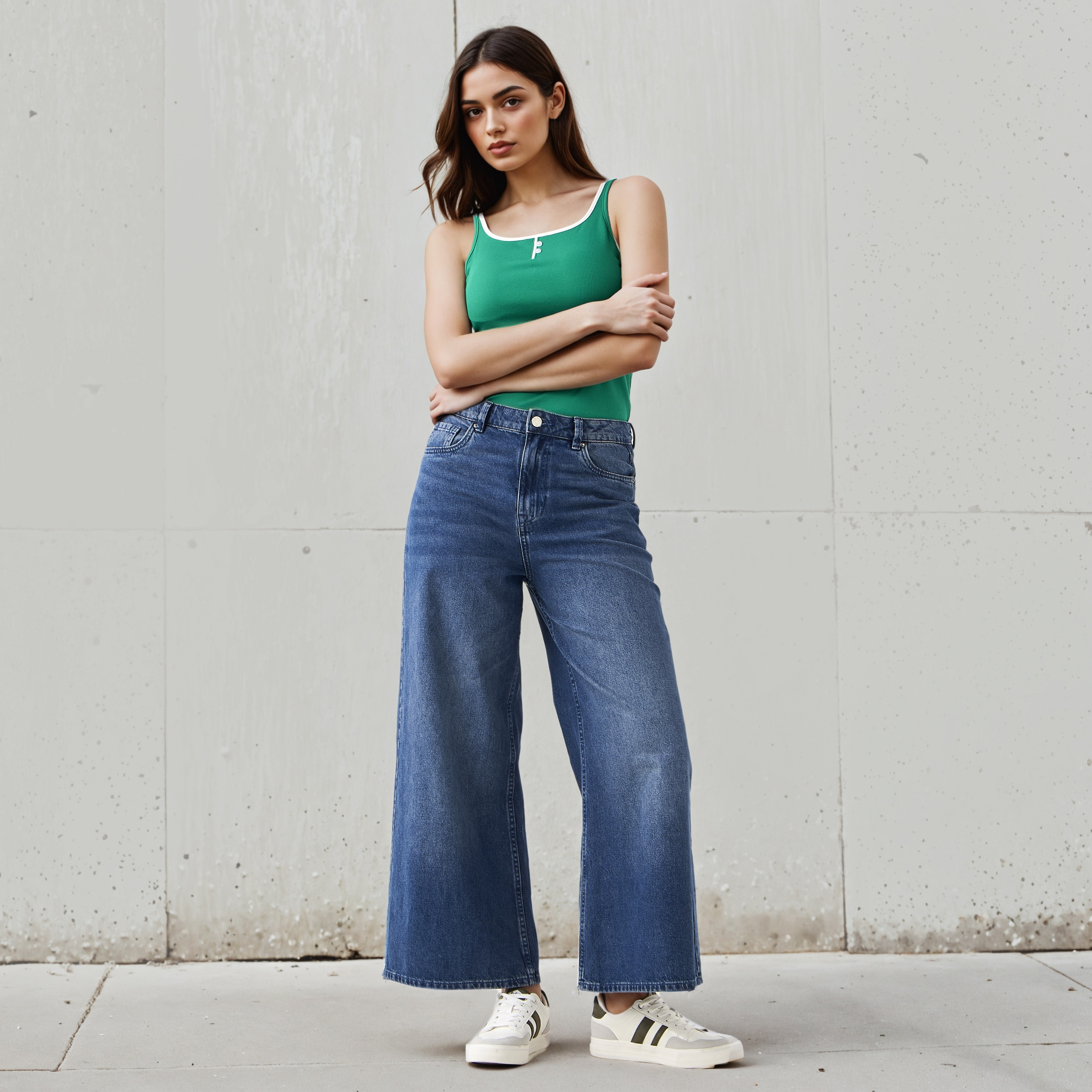 بلوزة تانك فيسكوز بتزيينات بارزة-women-clothing-tshirts-image-2