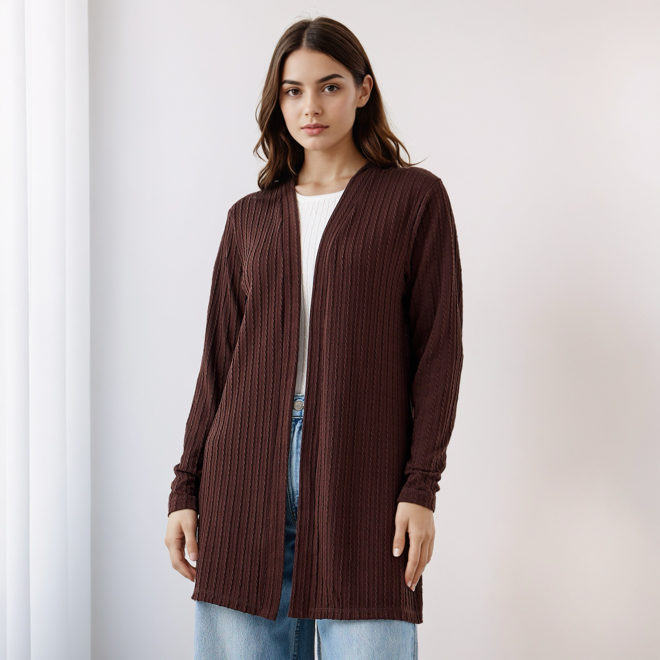 سترة طويلة بتصميم مفتوح من الأمام-women-winterwear-cardigansandjumpers-cardigans-image-21