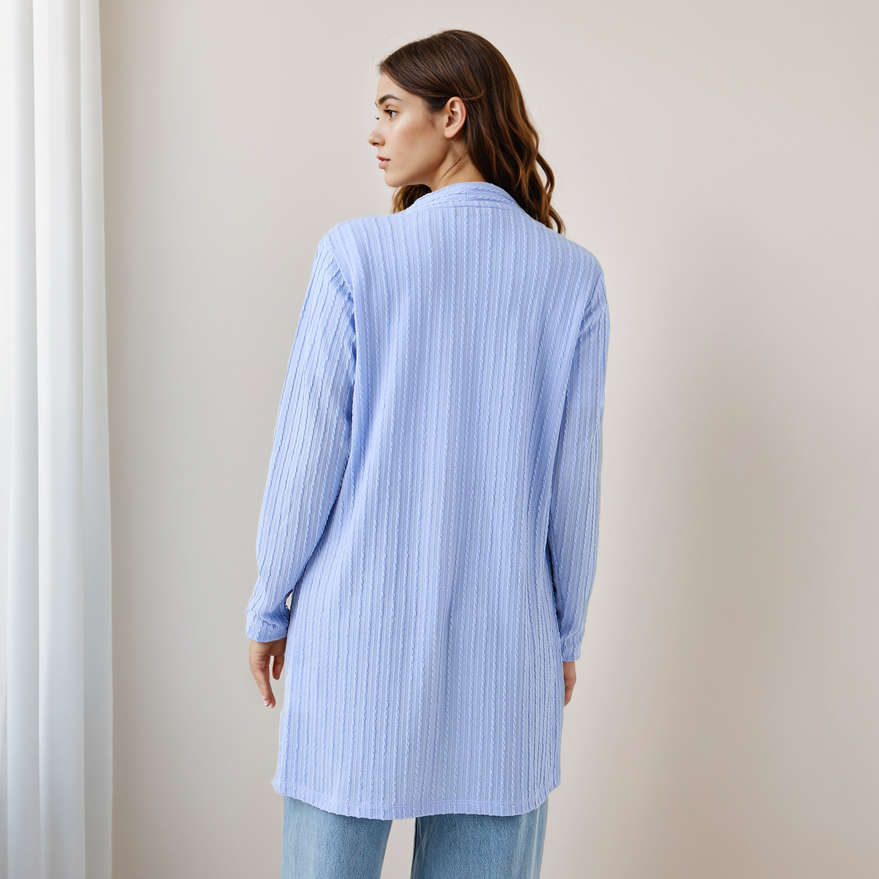 سترة طويلة بتصميم مفتوح من الأمام-women-winterwear-cardigansandjumpers-cardigans-image-3