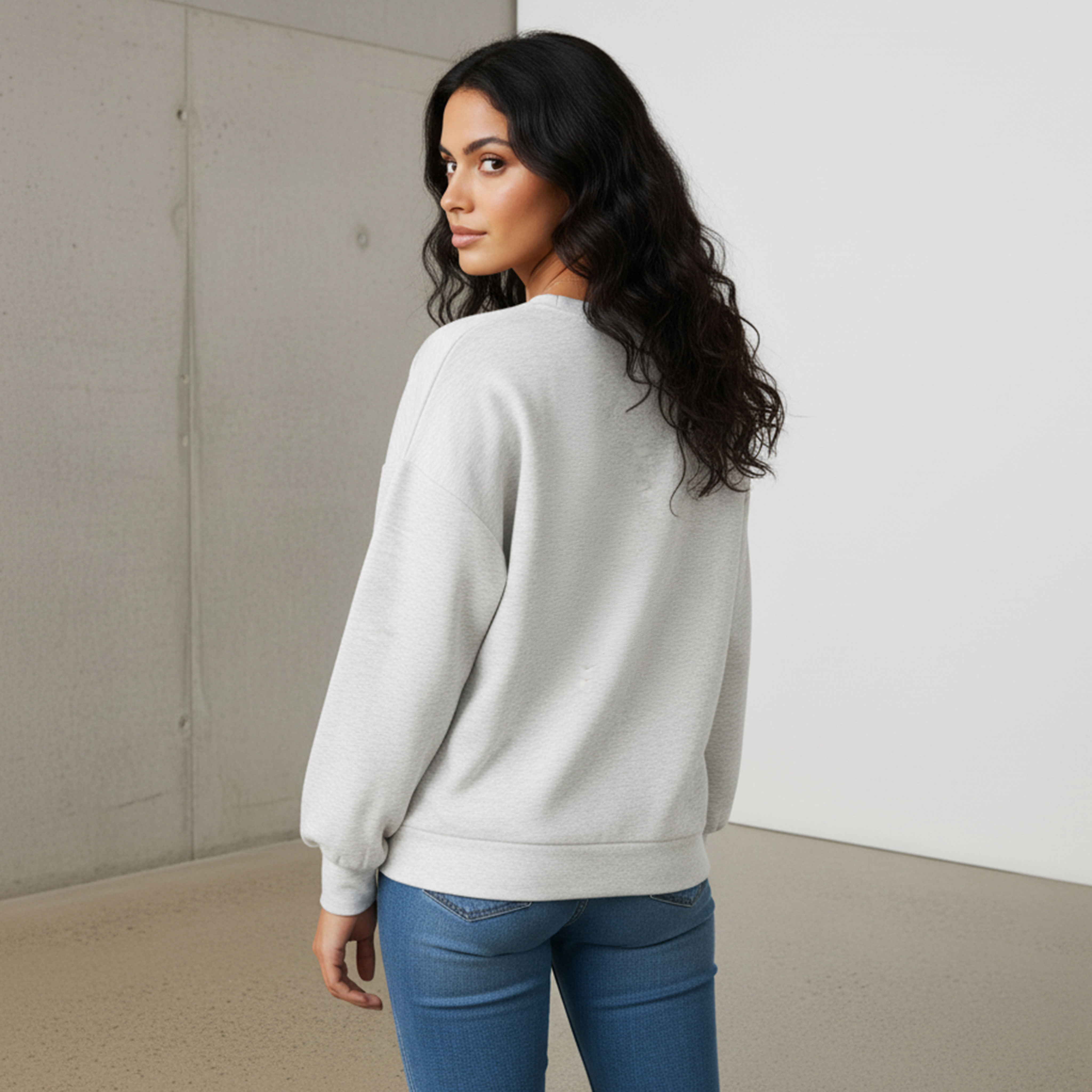 Regular Fit Sweatshirt with Slogan Print-women-winterwear-hoodiesandsweatshirts-sweatshirts-image-3