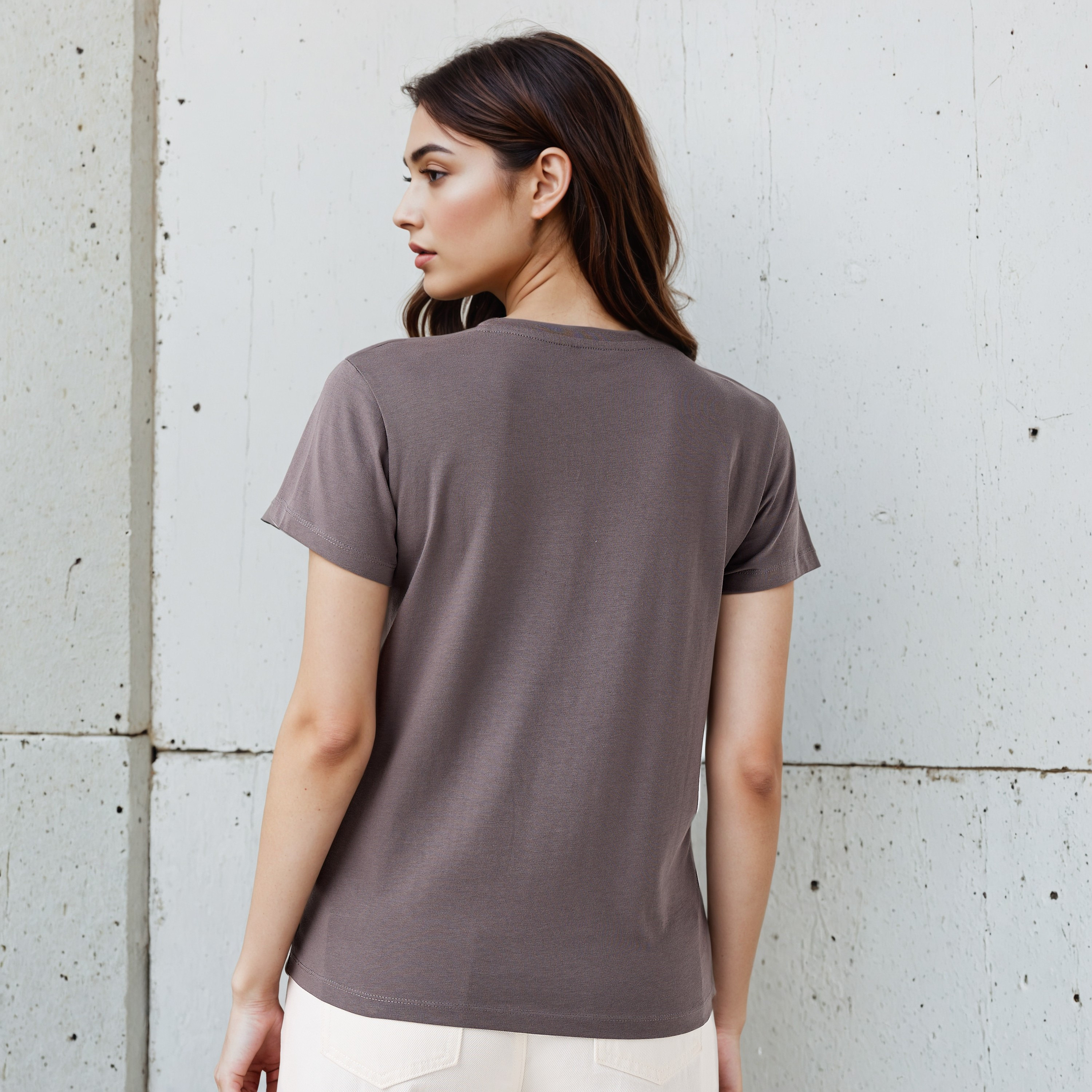 تيشيرت قطن بقصة عادية وطبعات جرافيك-women-clothing-tshirts-image-3