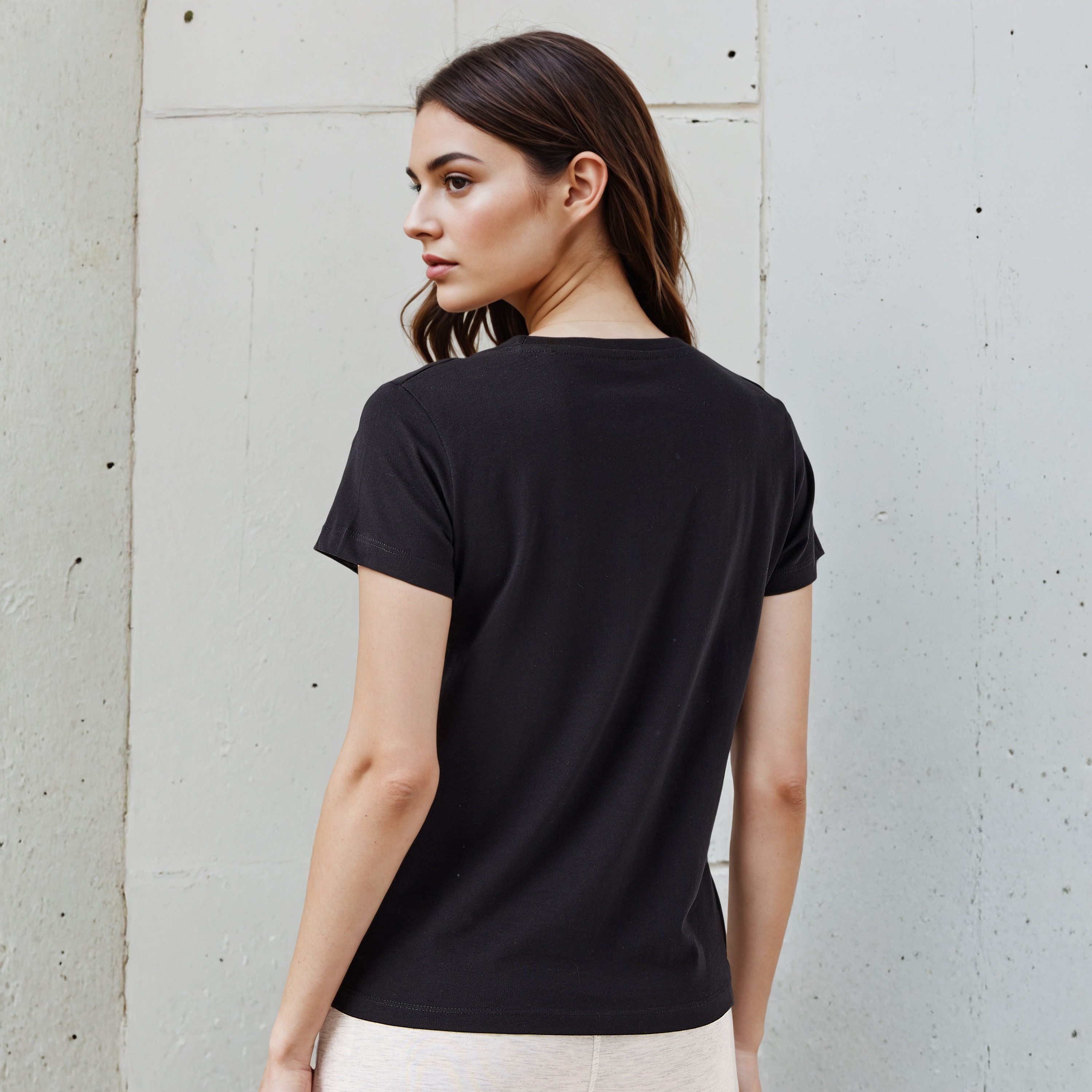 تيشيرت قطن بقصة عادية وطبعات جرافيك-women-clothing-tshirts-image-3