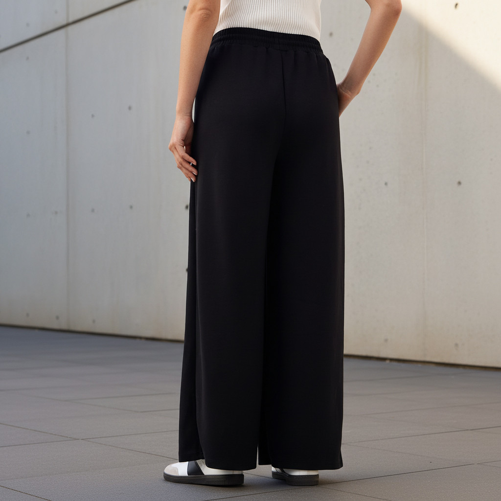 Regular Fit Mid-Rise Pants-women-clothing-bottoms-trousers-image-3