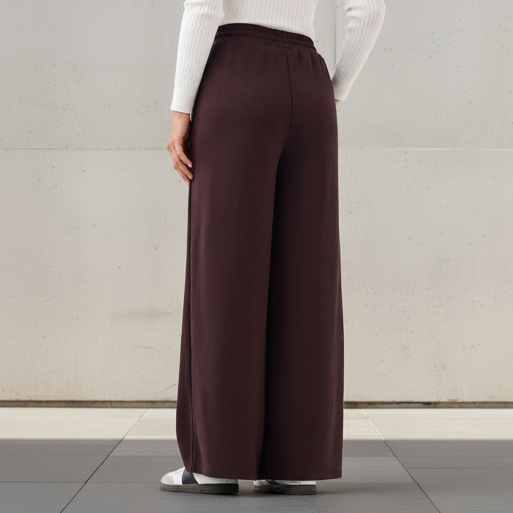 Regular Fit Mid-Rise Pants-women-clothing-bottoms-trousers-image-3
