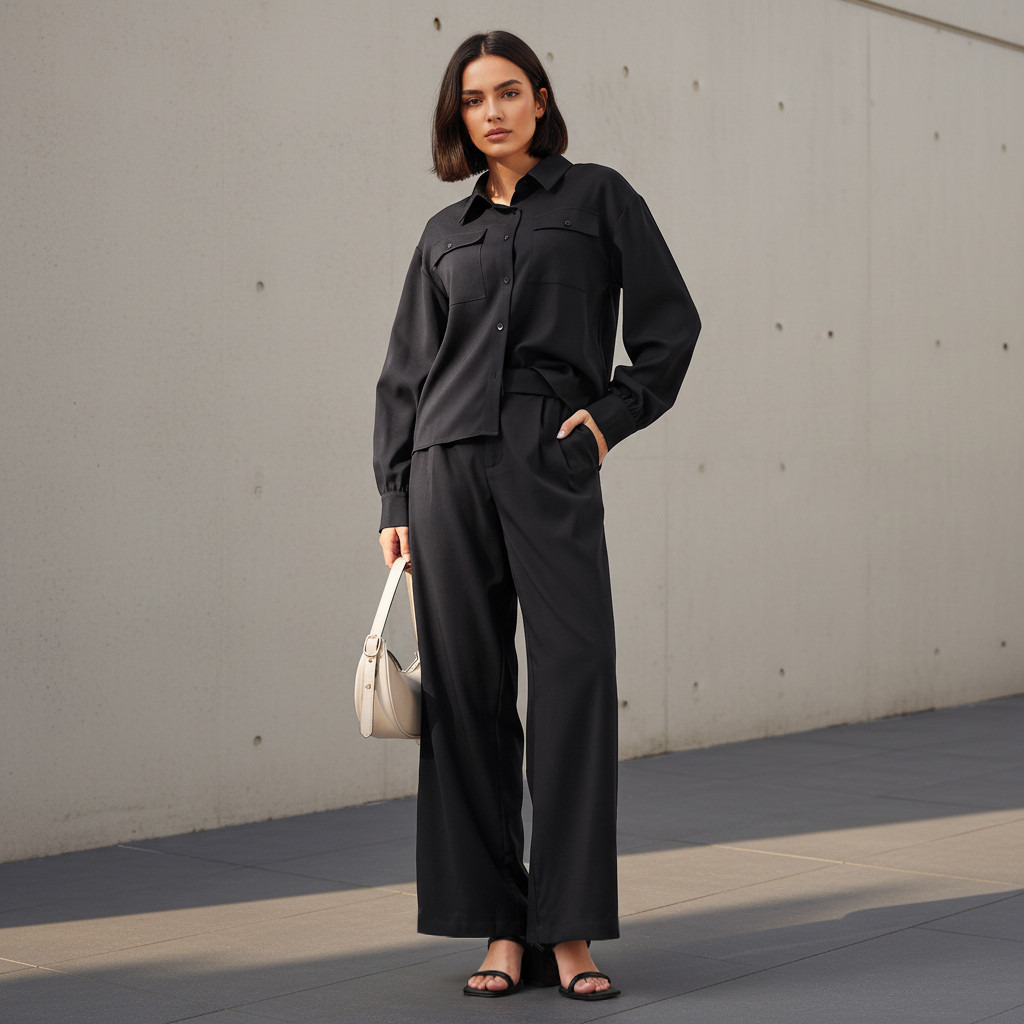 Regular Fit Shirt with Pockets-women-clothing-shirtsandblouses-shirts-image-2