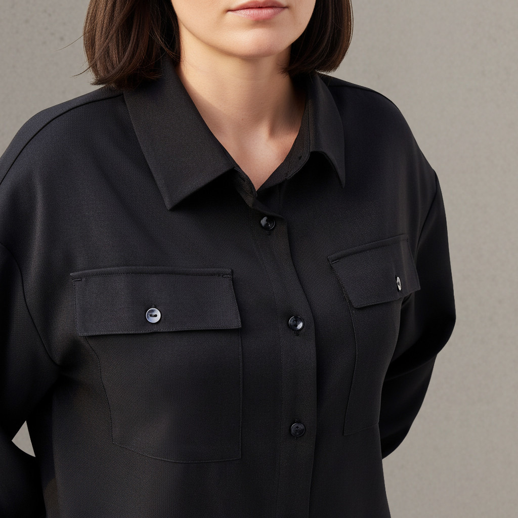 Regular Fit Shirt with Pockets-women-clothing-shirtsandblouses-shirts-image-4