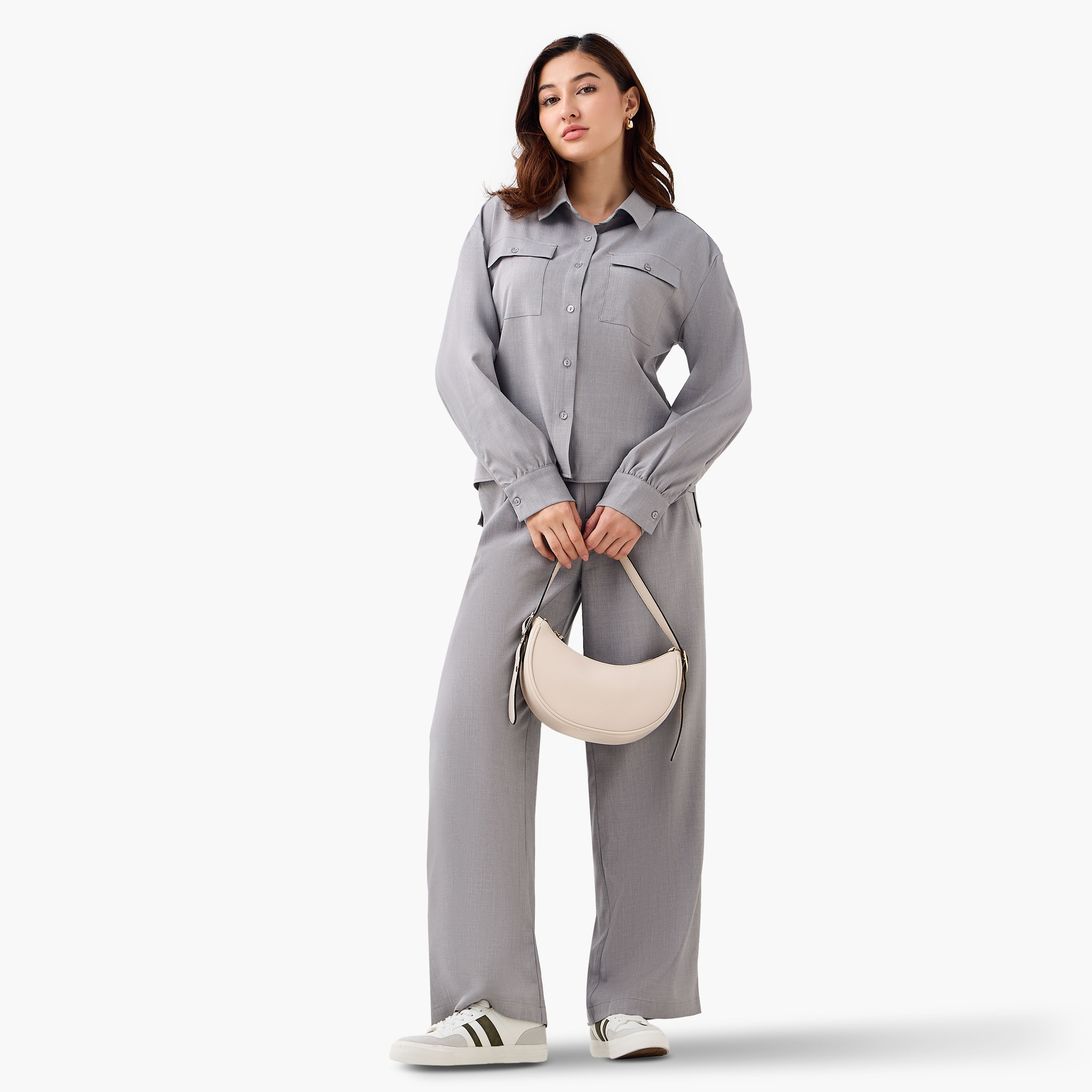 Regular Fit Shirt with Pockets-women-clothing-shirtsandblouses-shirts-image-2