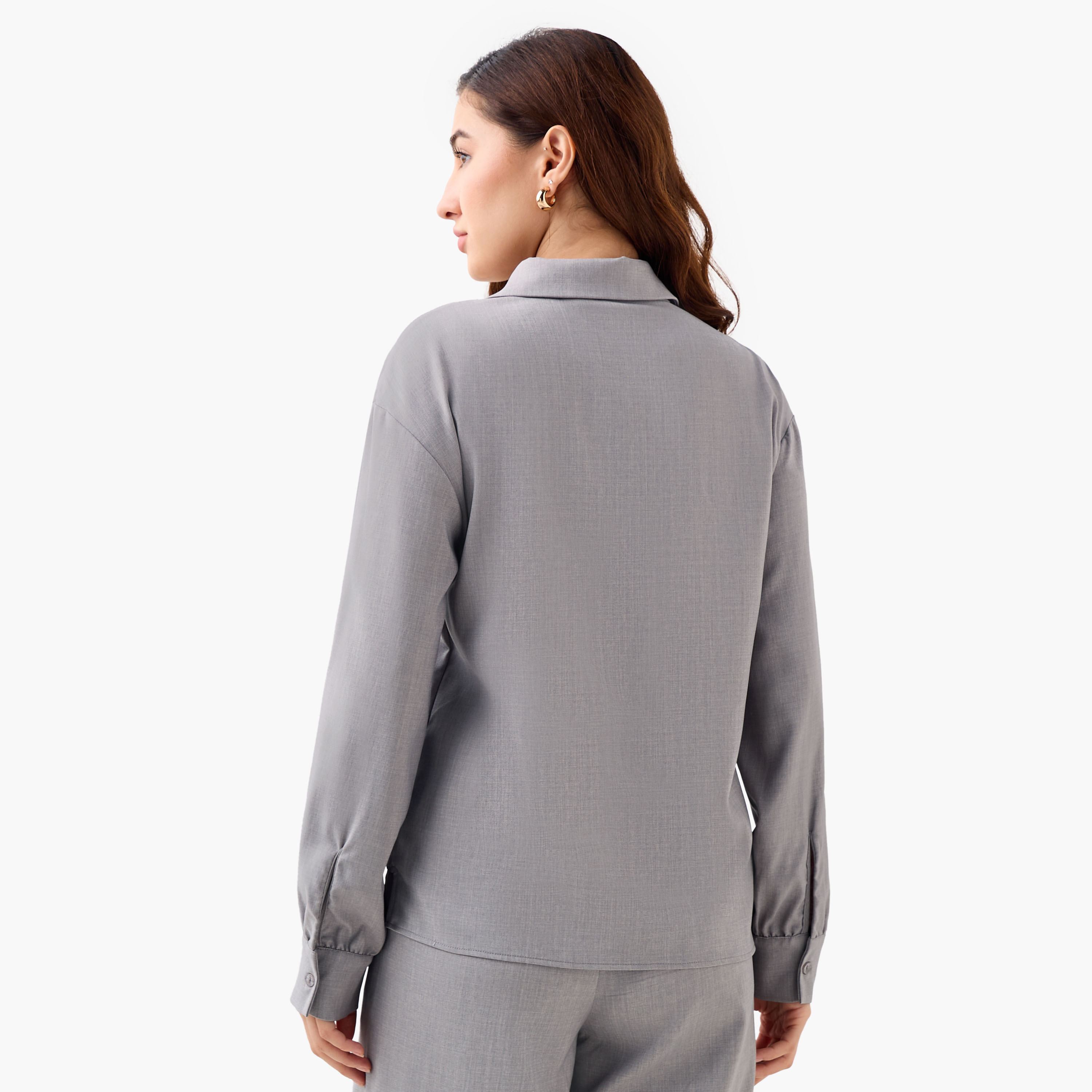 Regular Fit Shirt with Pockets-women-clothing-shirtsandblouses-shirts-image-3