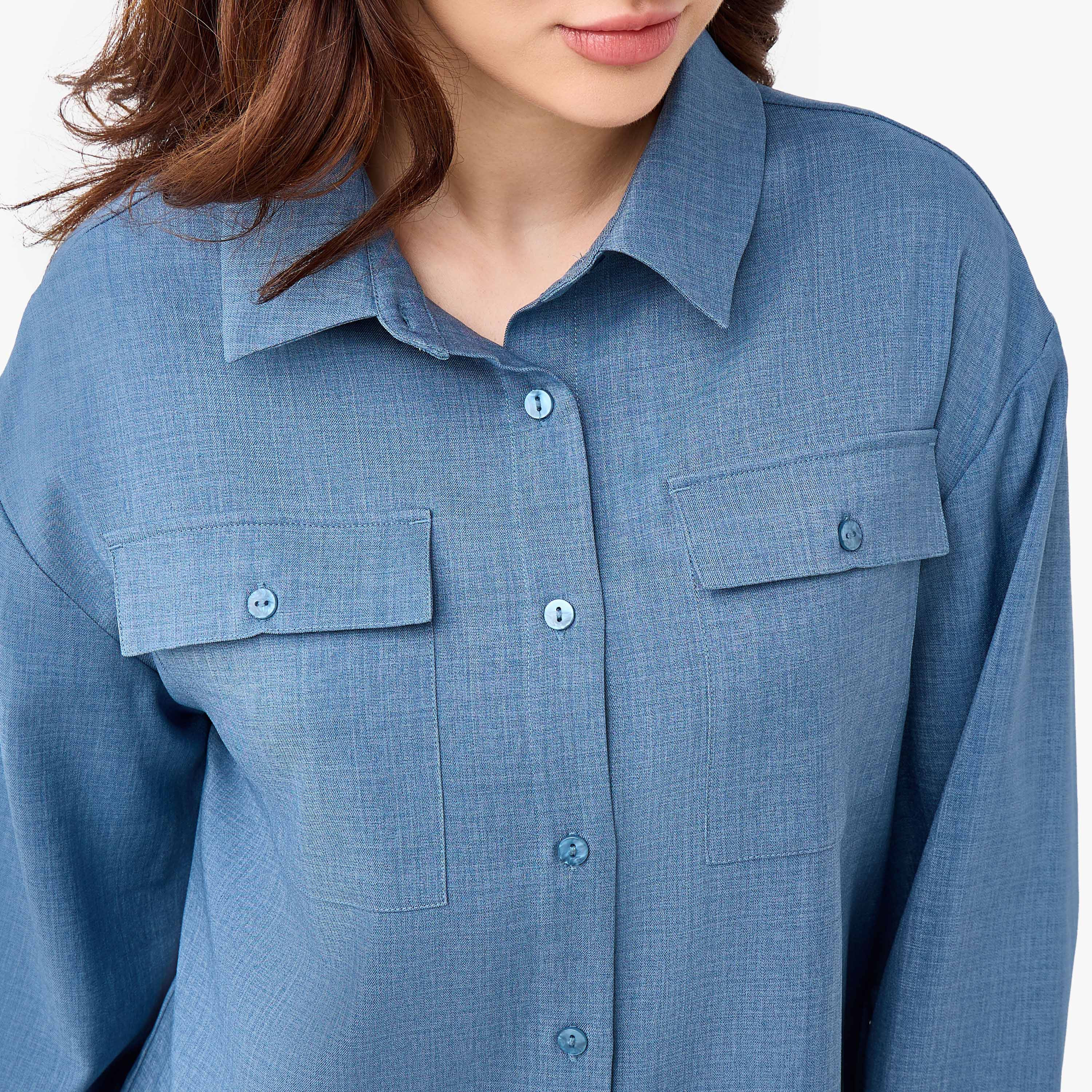 Regular Fit Shirt with Pockets-women-clothing-shirtsandblouses-shirts-image-4