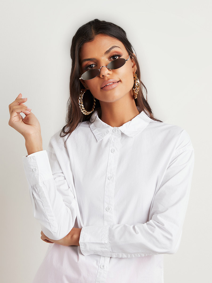 Styli Don't Kill My Vibe Slogan Back Printed Longline Oversized Shirt-women-clothing-shirtsandblouses-blouses-image-5