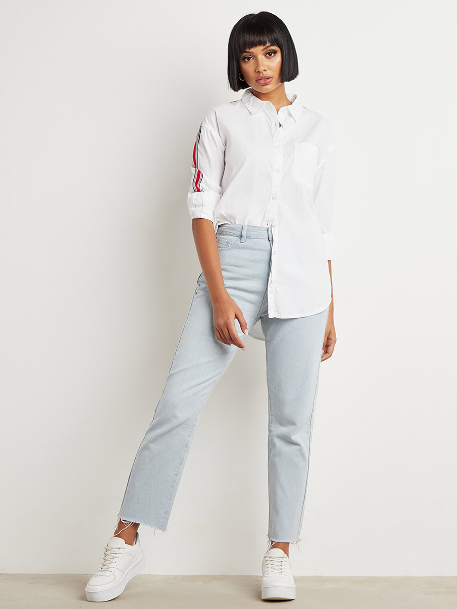 قميص بقصة طويلة وأزرار-women-clothing-shirtsandblouses-blouses-image-2