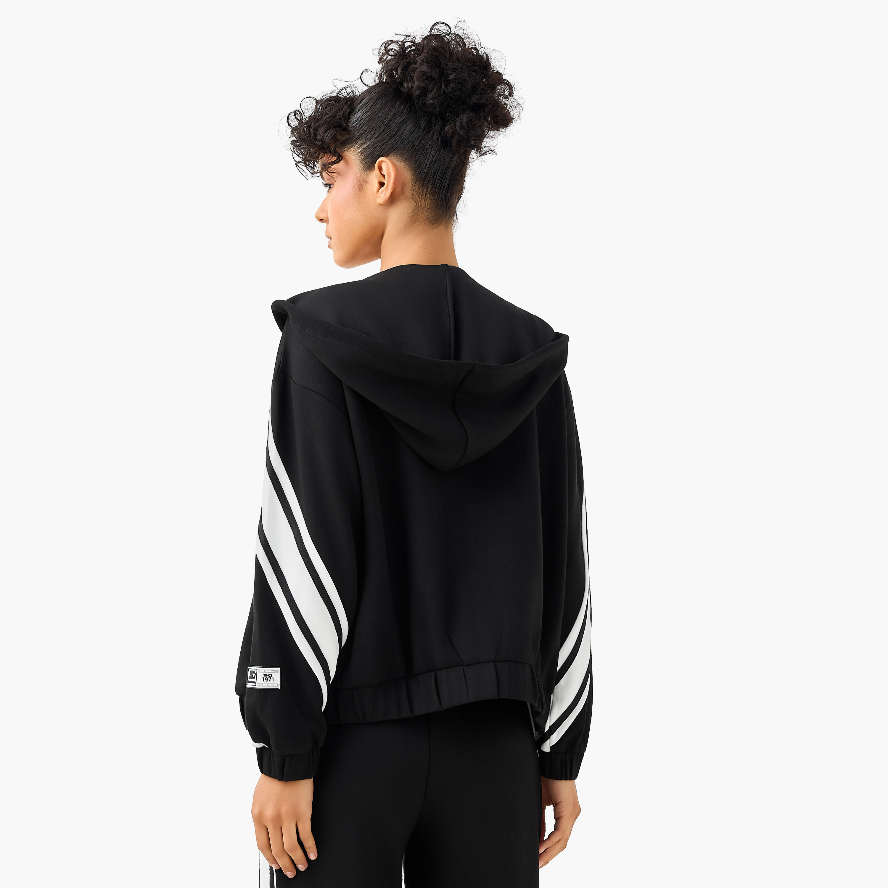 Starter Hooded Jacket with Stripes-women-clothing-coordsets-image-3