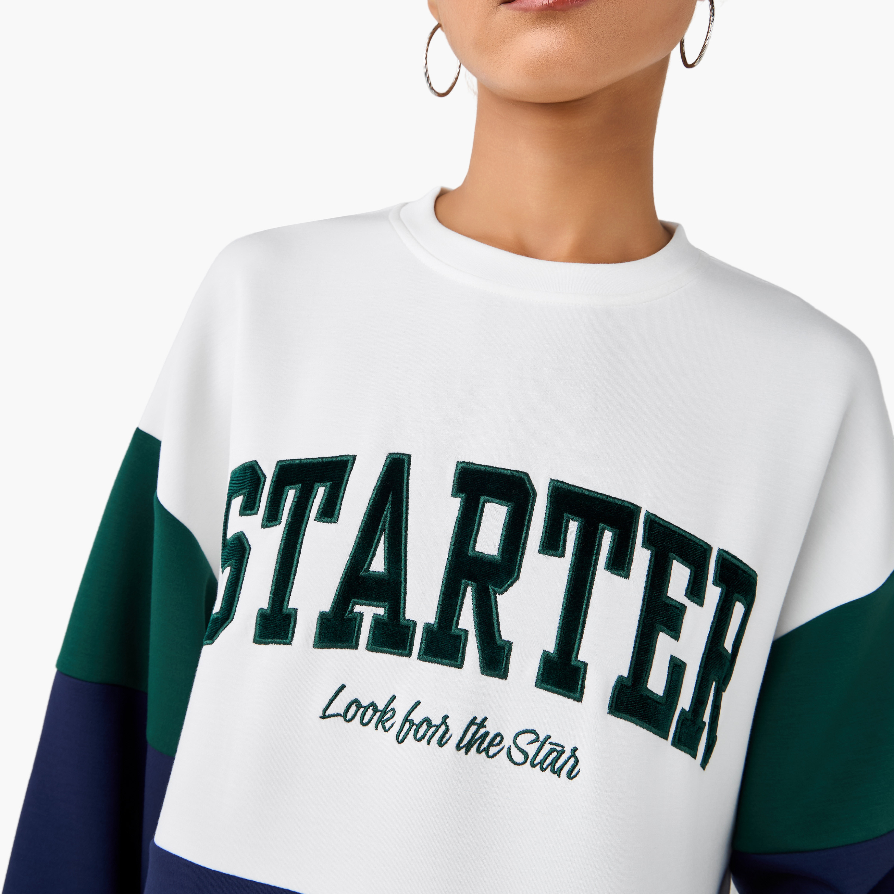 Oversized Sweatshirt with Starter Embroidery-women-winterwear-hoodiesandsweatshirts-sweatshirts-image-5