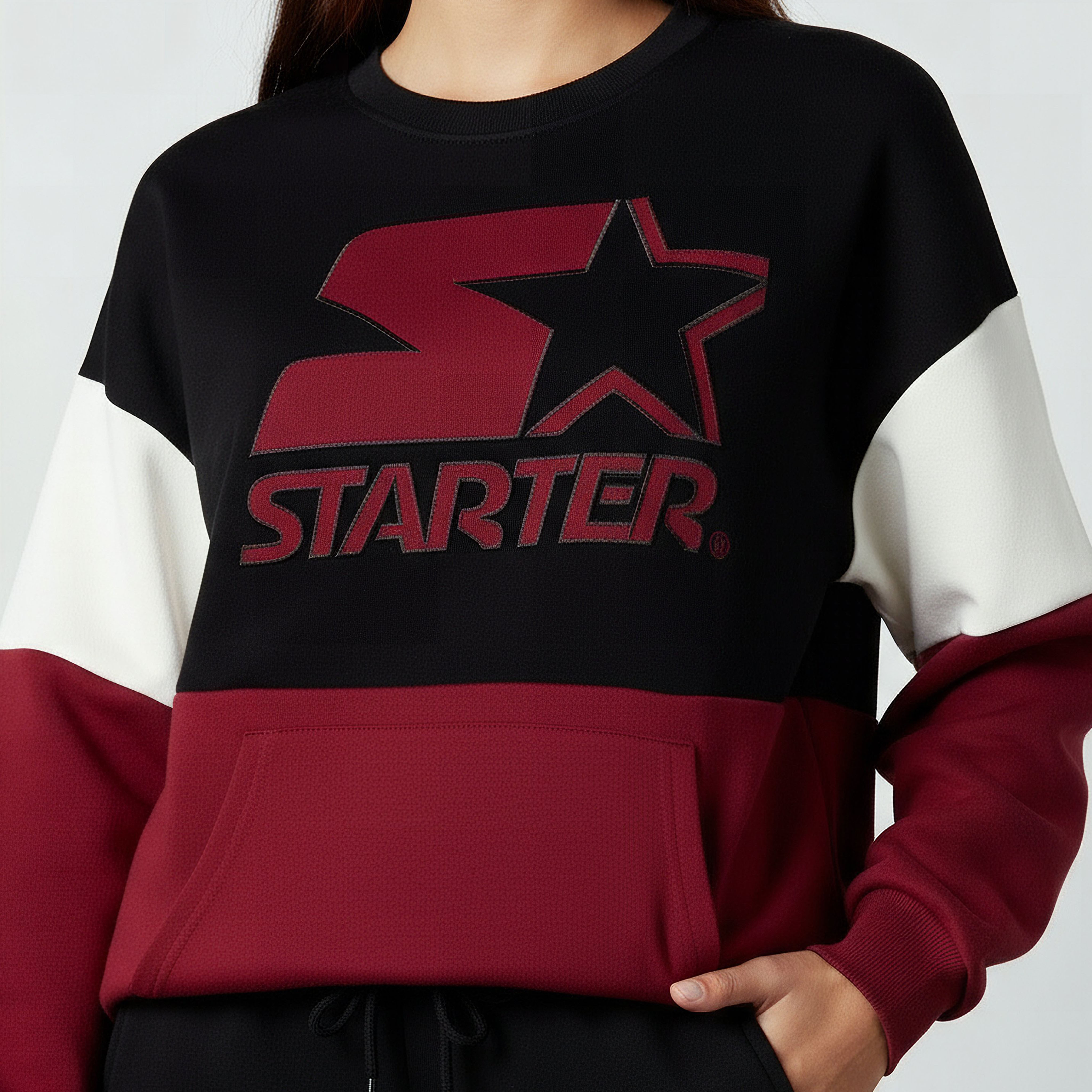 Oversized Sweatshirt with Starter Embroidery-women-winterwear-hoodiesandsweatshirts-sweatshirts-image-5