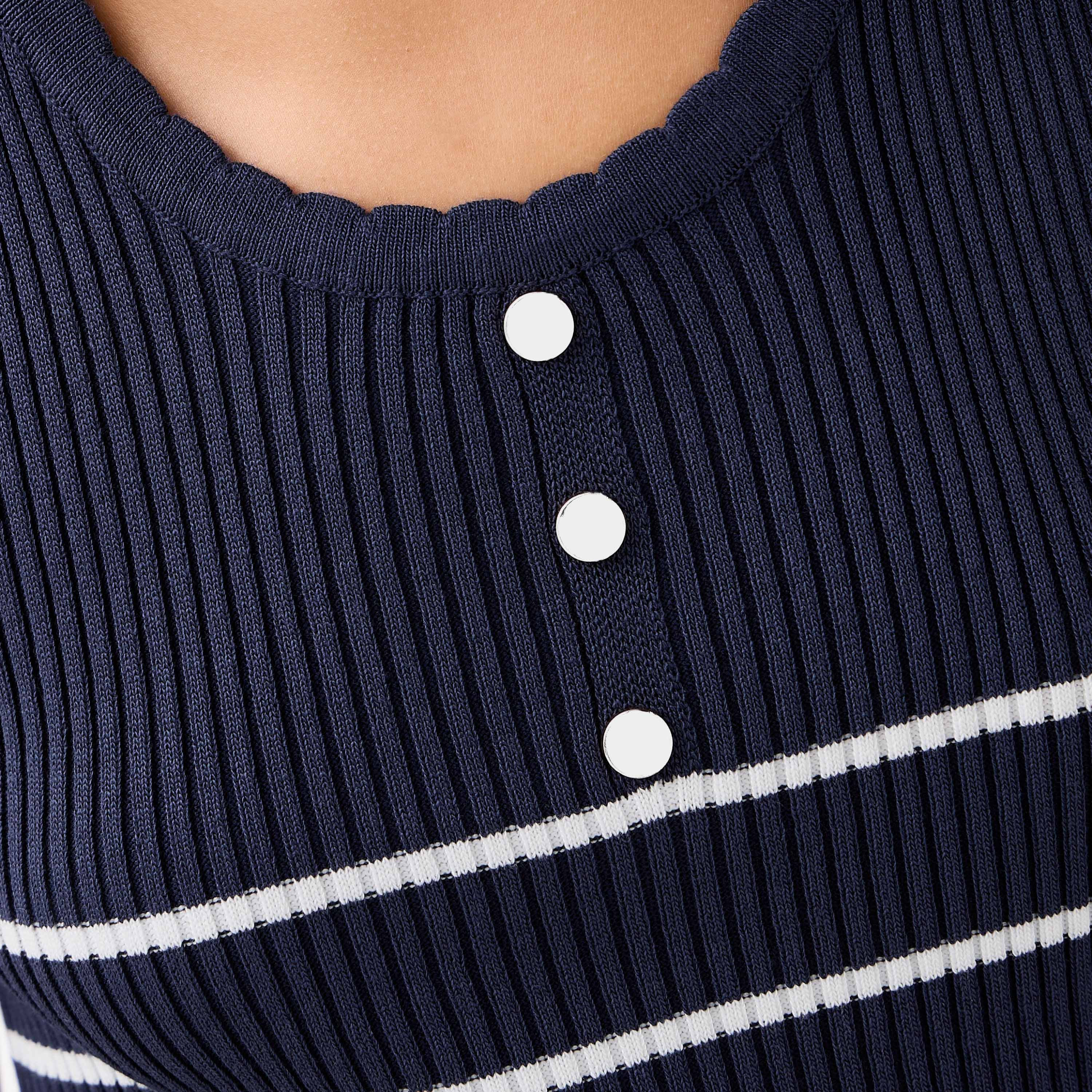 Striped Tank Top with Ribbed Detail-women-clothing-tshirts-image-5
