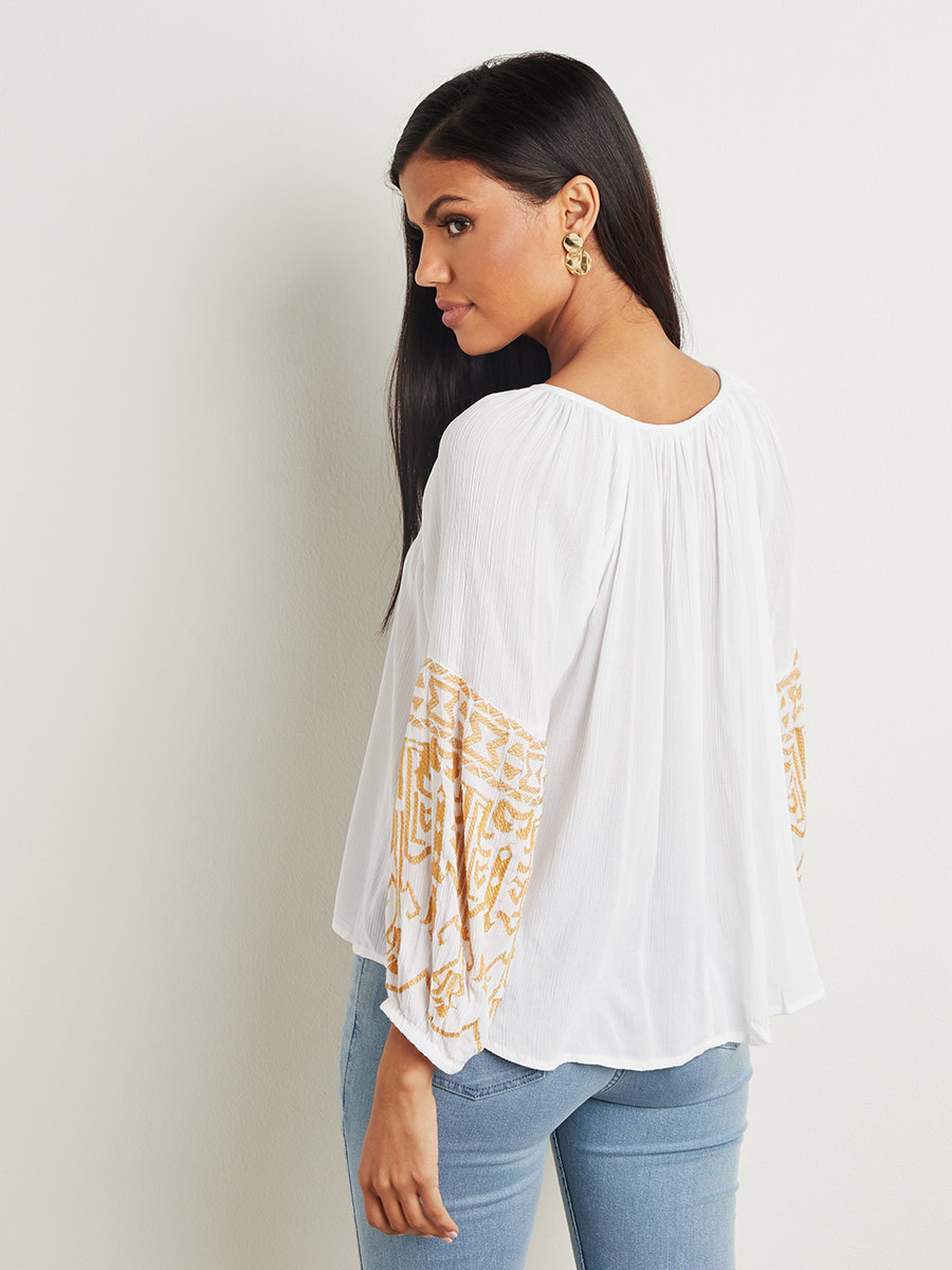 بلوزة بتفاصيل مطرزة-women-clothing-shirtsandblouses-blouses-image-5