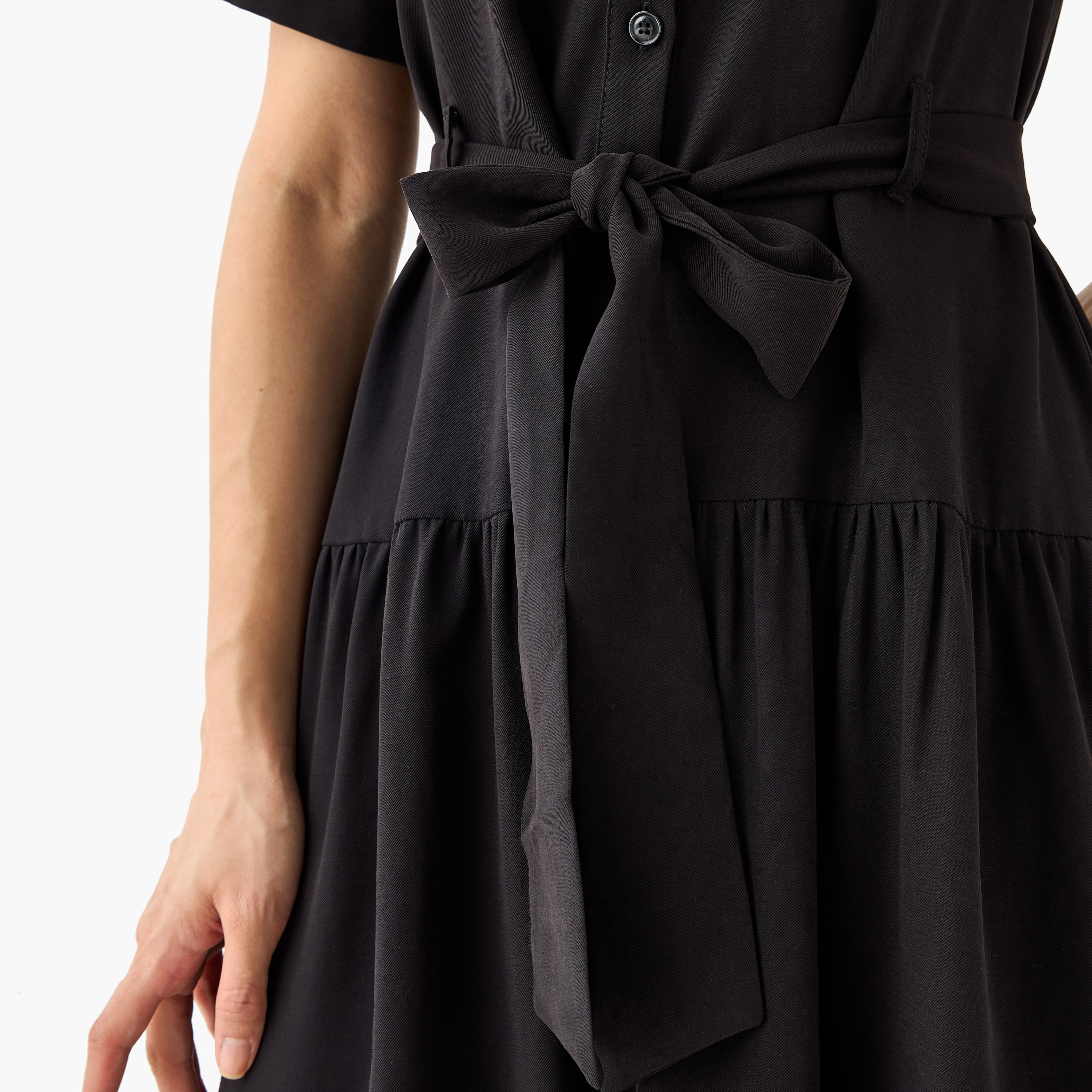 Shirt Midi Dress with Belt-women-clothing-dresses-image-7