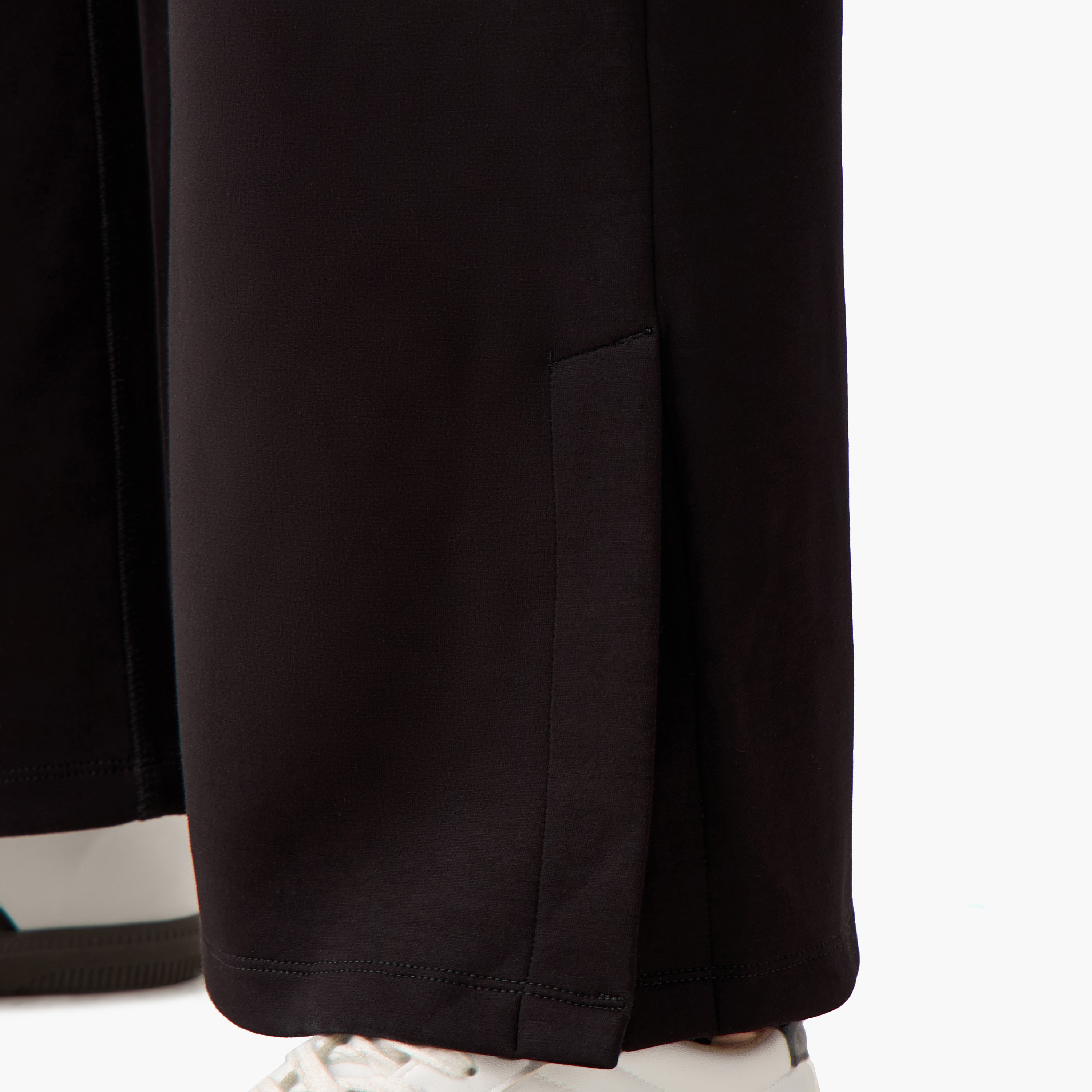 High-Waist Full-Length Flared Pants with Slit Detail-women-clothing-bottoms-leggings-image-5