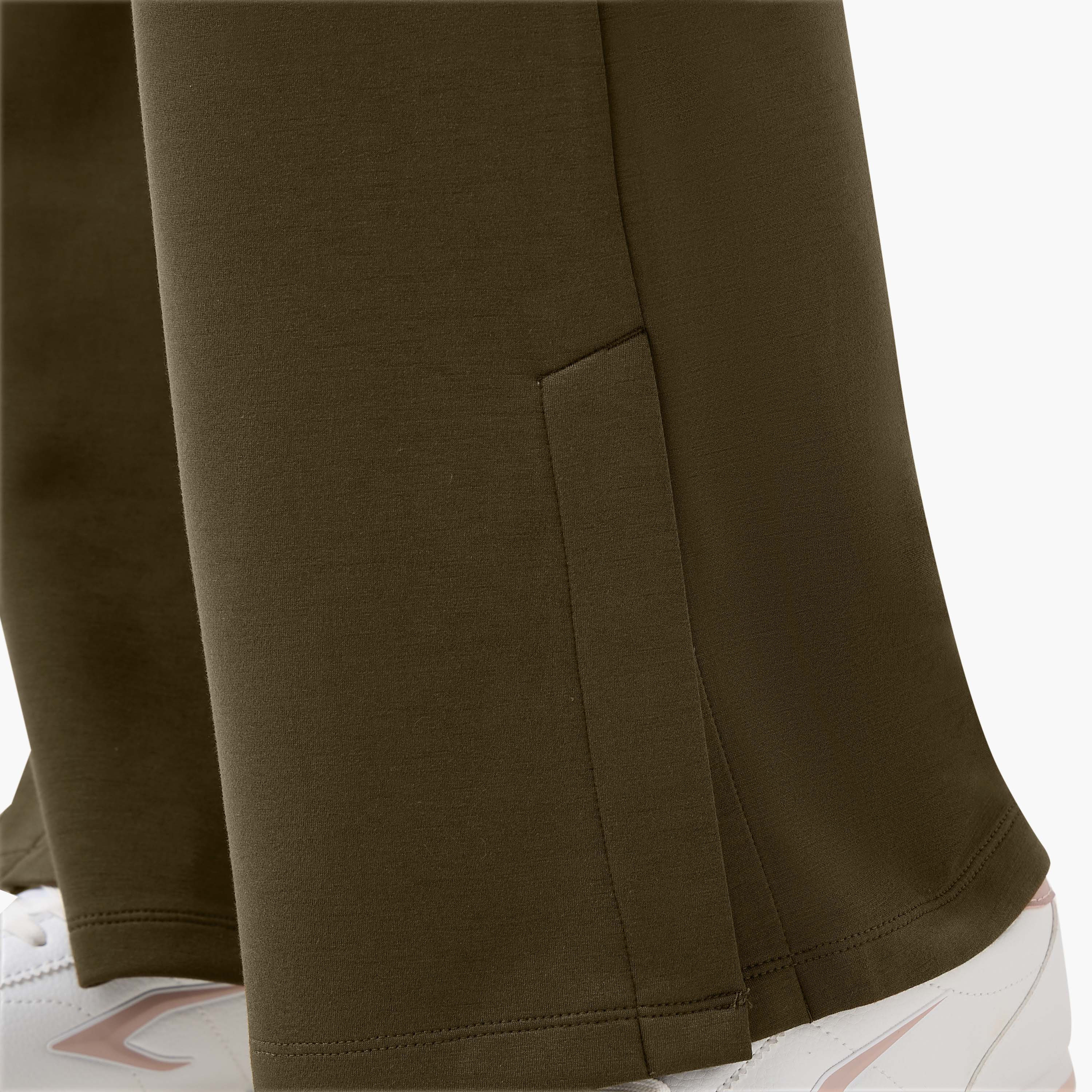 High-Waist Full-Length Flared Pants with Slit Detail-women-clothing-bottoms-leggings-image-6