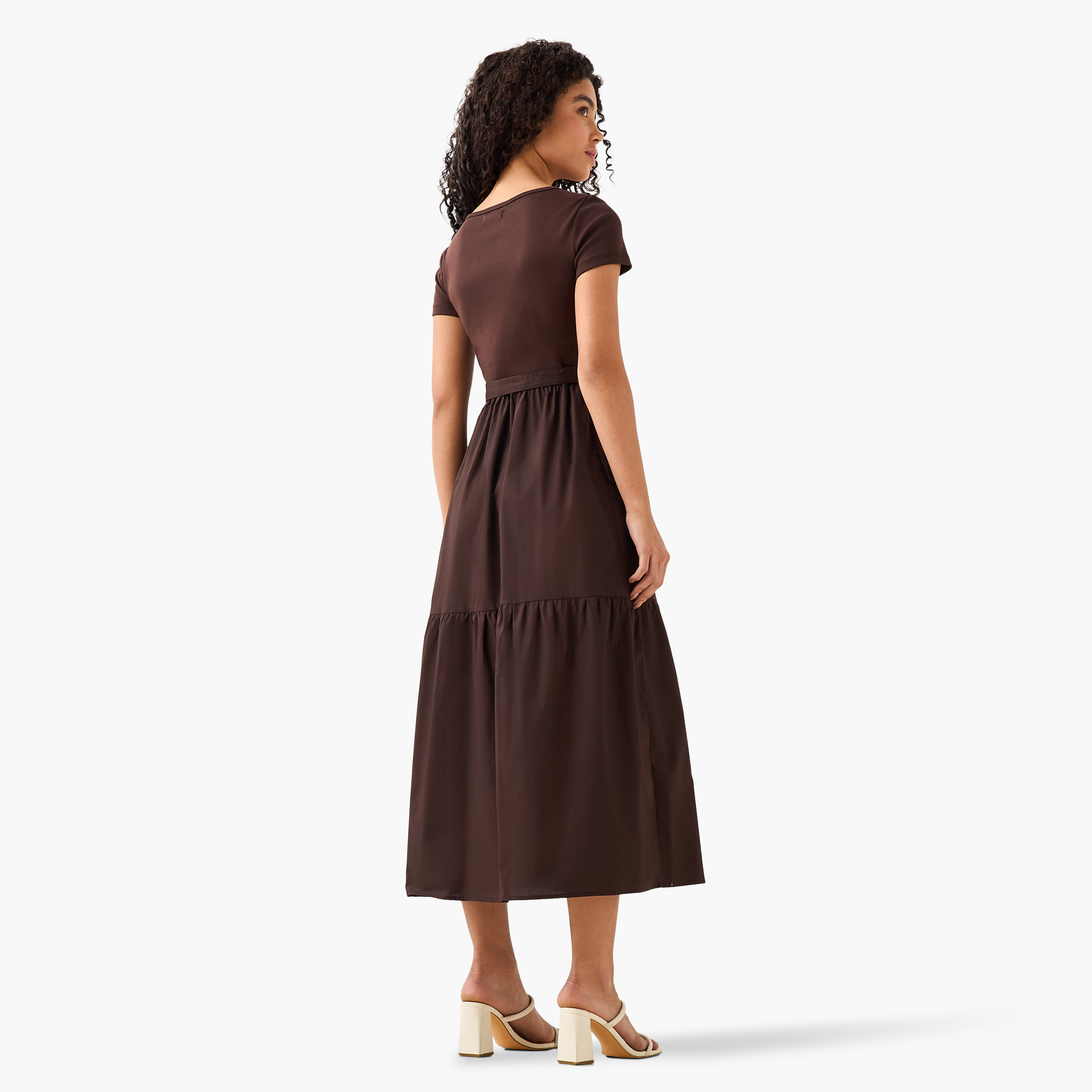Midi Shirt Dress with Tie-Up Belt-women-clothing-dresses-image-4