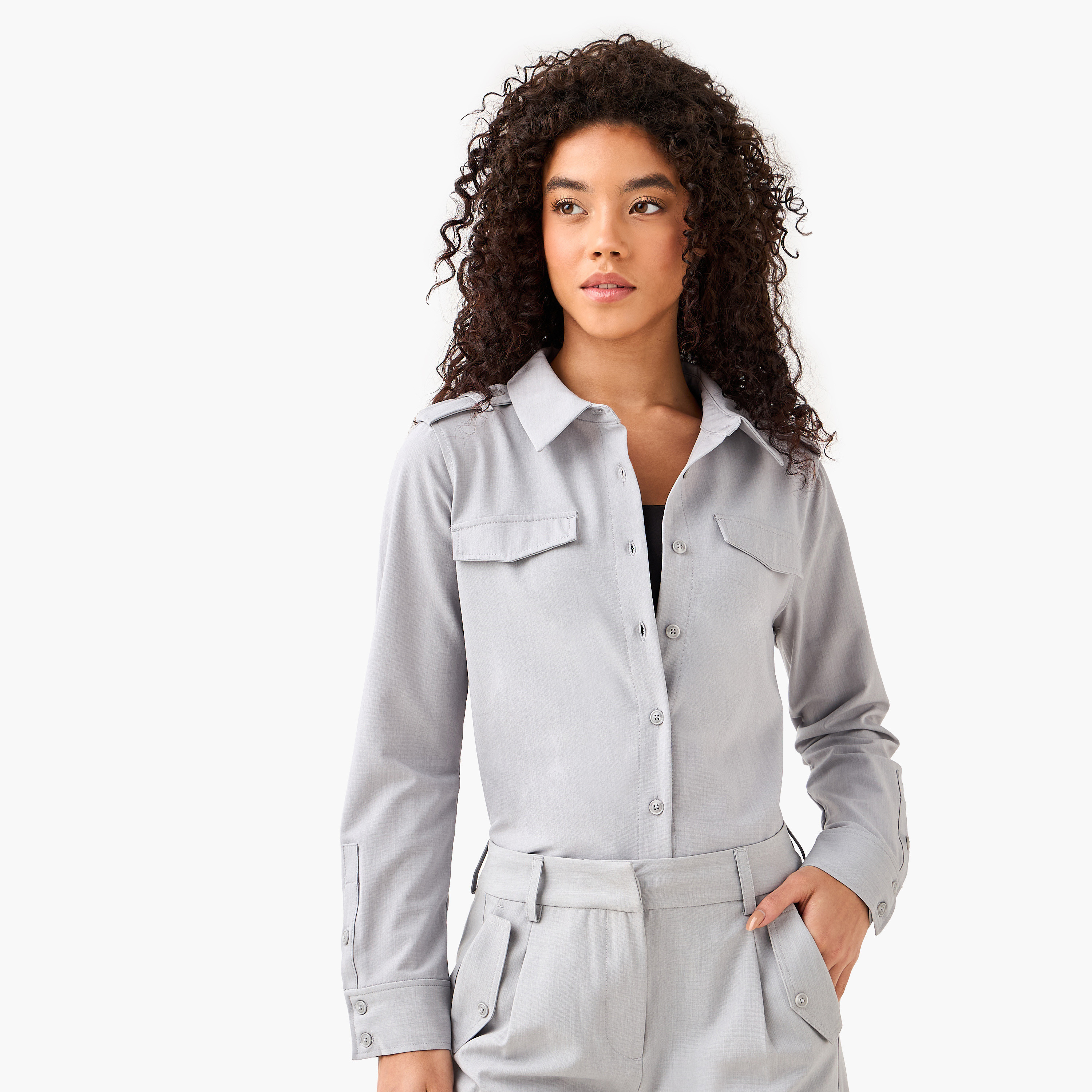 Shirt with Pocket Detail-women-clothing-shirtsandblouses-shirts-image-2