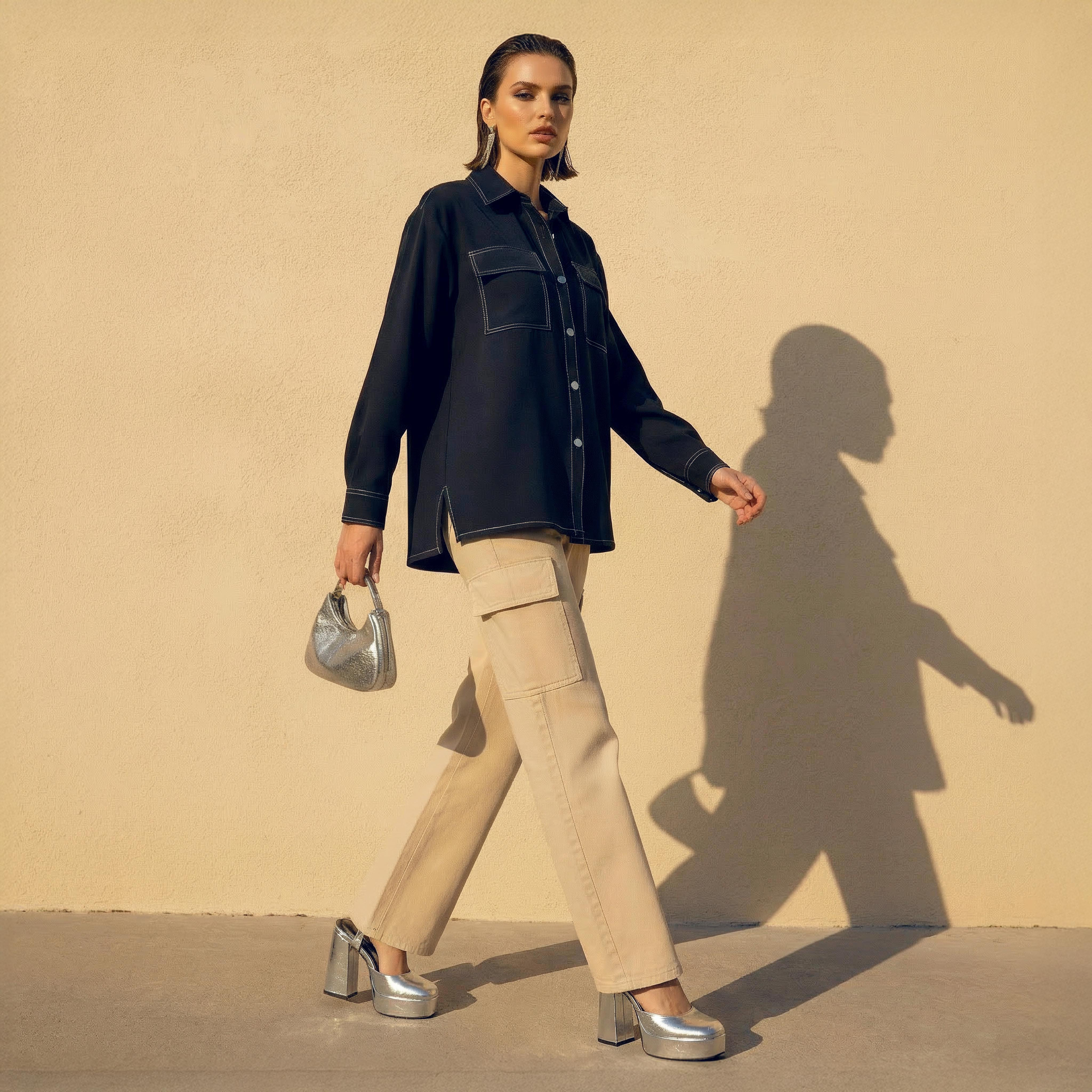 قميص متعدد الاستخدامات بتفاصيل خياطة متباينة-women-clothing-shirtsandblouses-shirts-image-4