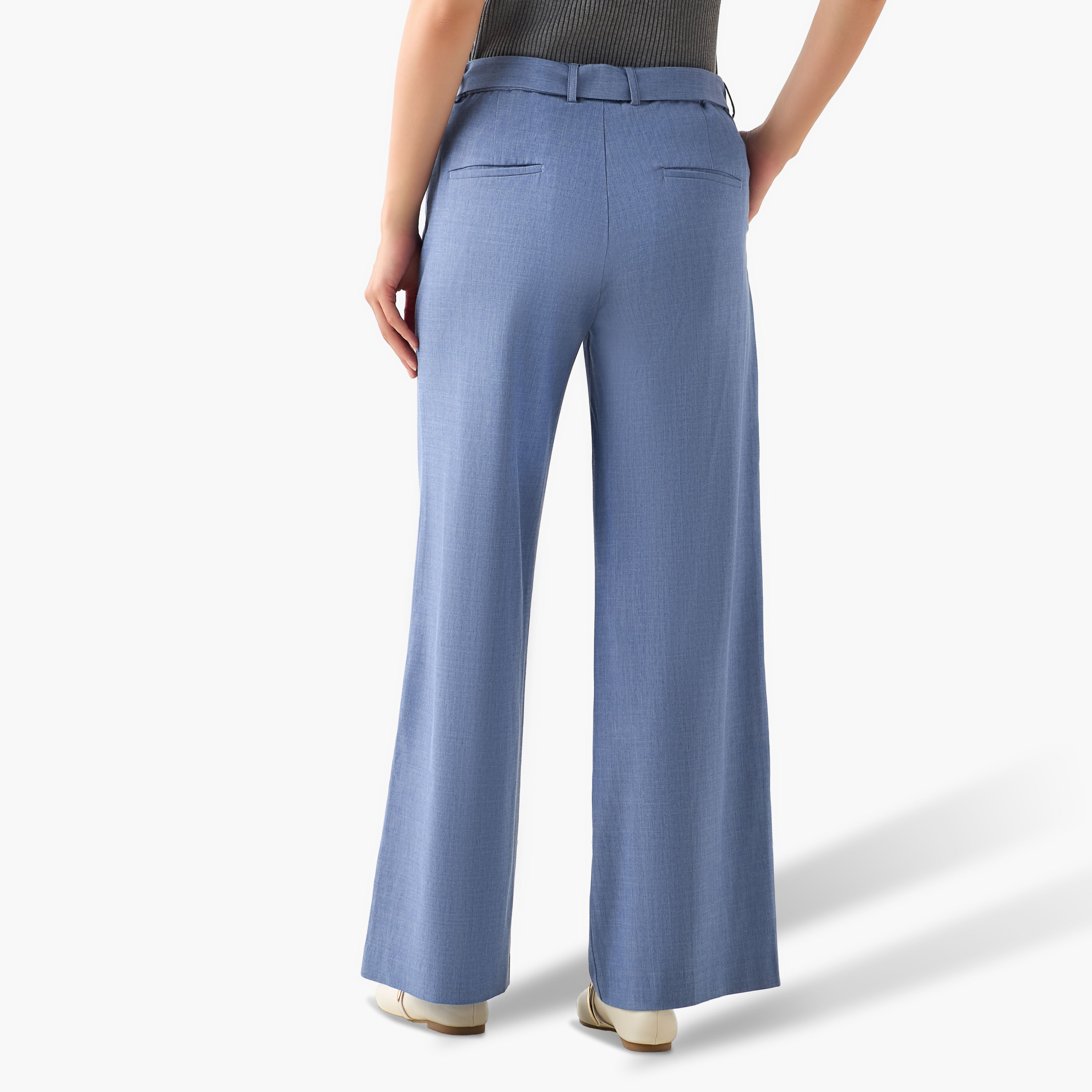 Wide Leg Mid-Rise Belted Pants-women-clothing-bottoms-trousers-image-6