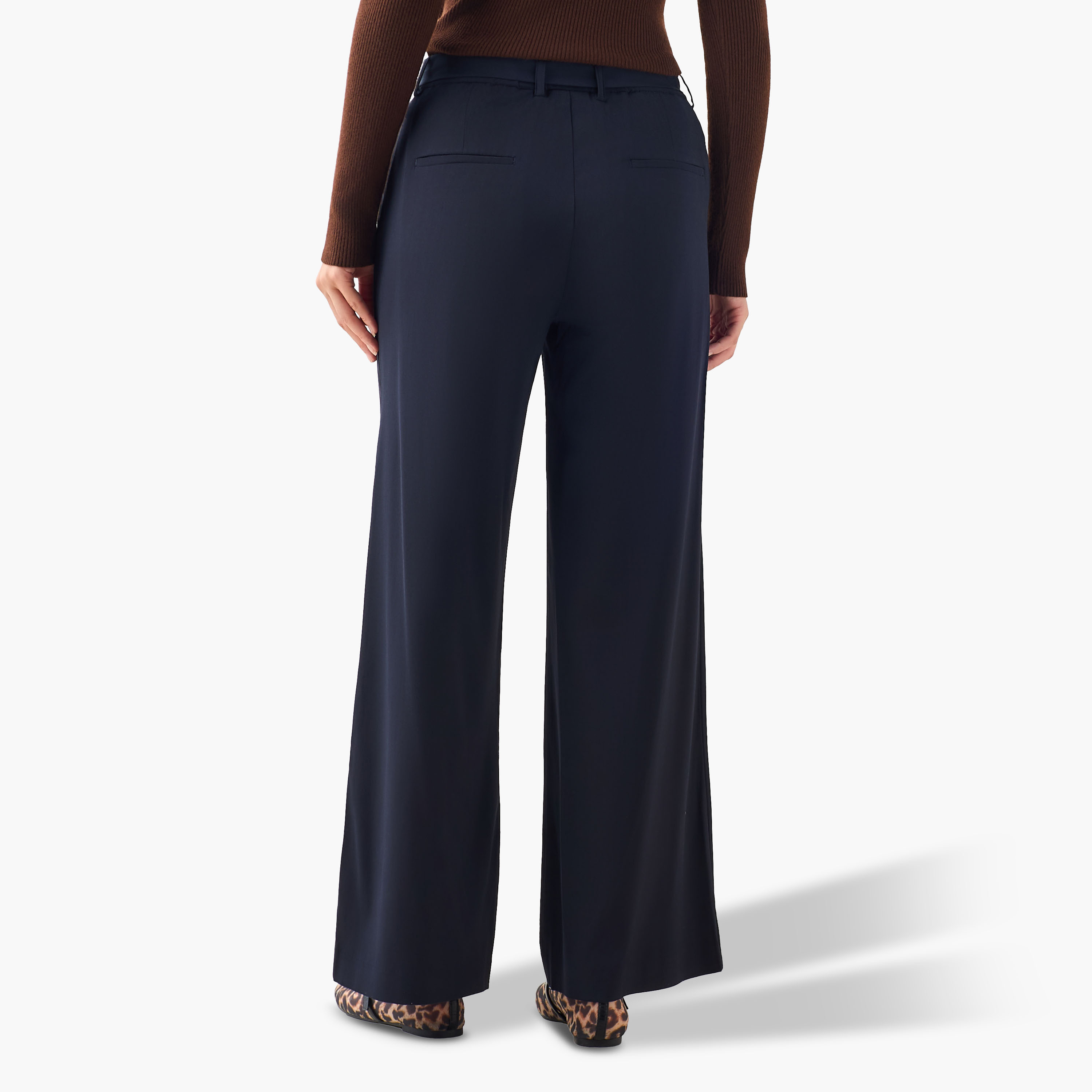 Wide Leg Mid-Rise Belted Pants-women-clothing-coordsets-image-5