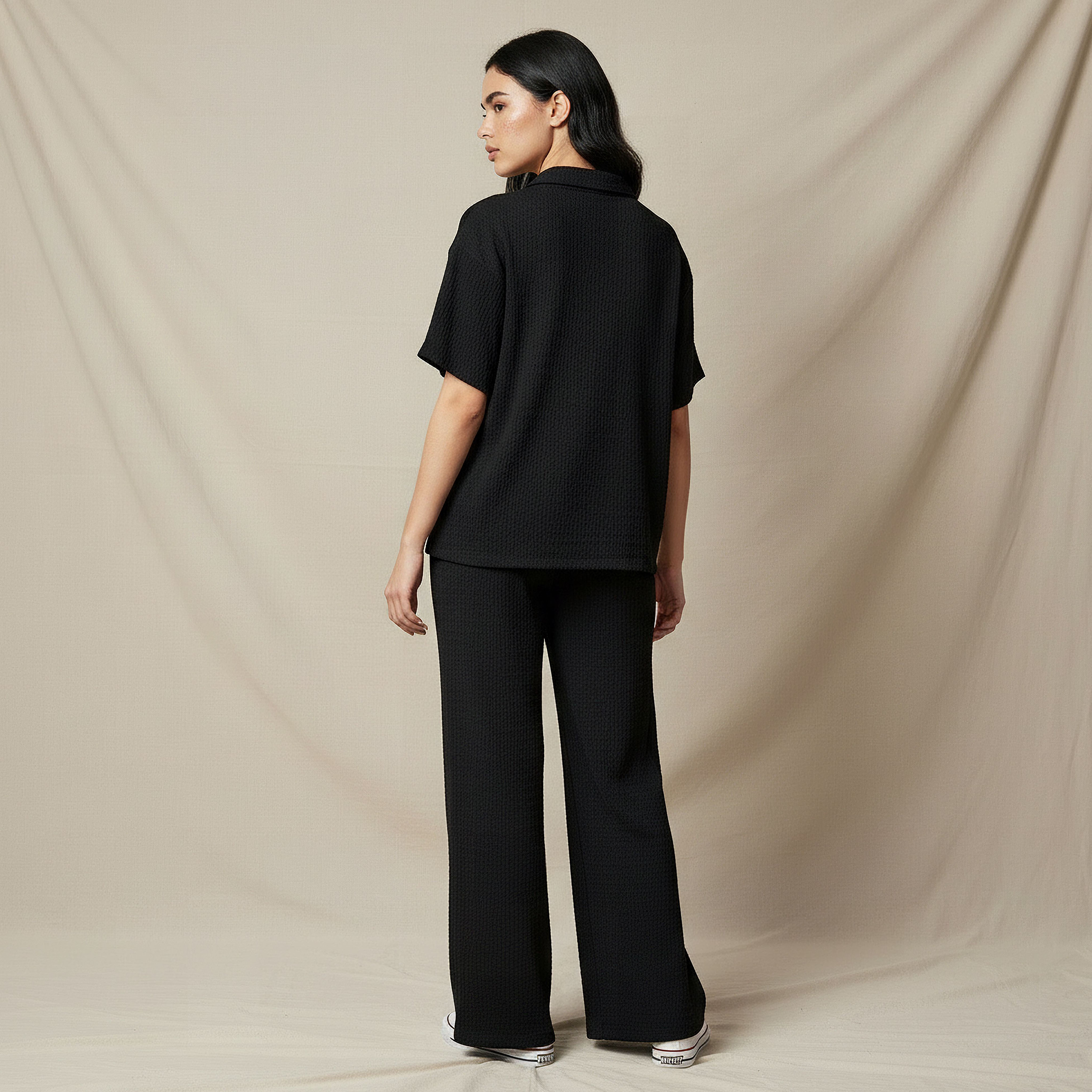 Regular Fit Shirt with Textured Detail-women-clothing-shirtsandblouses-shirts-image-6