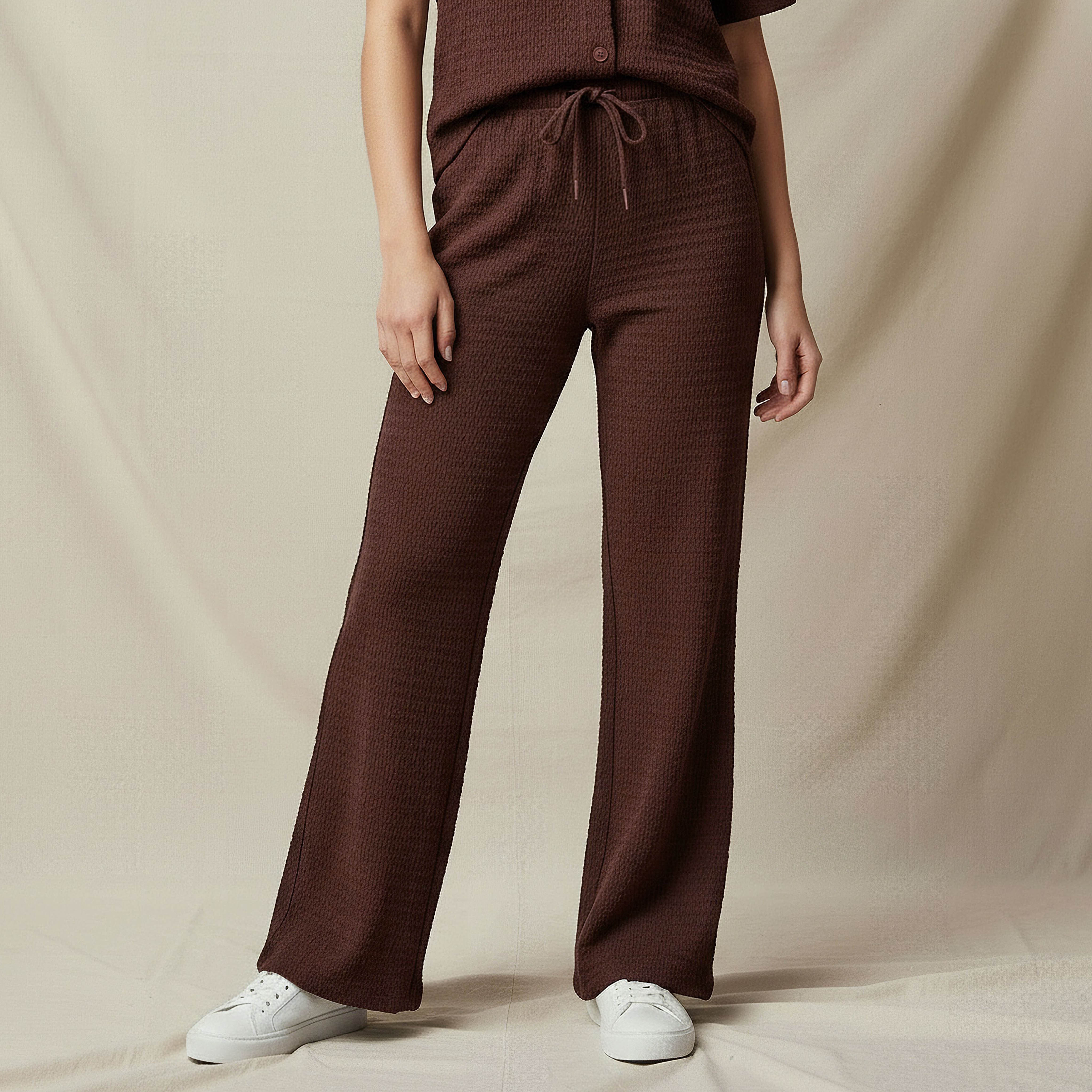 Mid-Rise Wide Leg Pants-women-clothing-coordsets-image-1