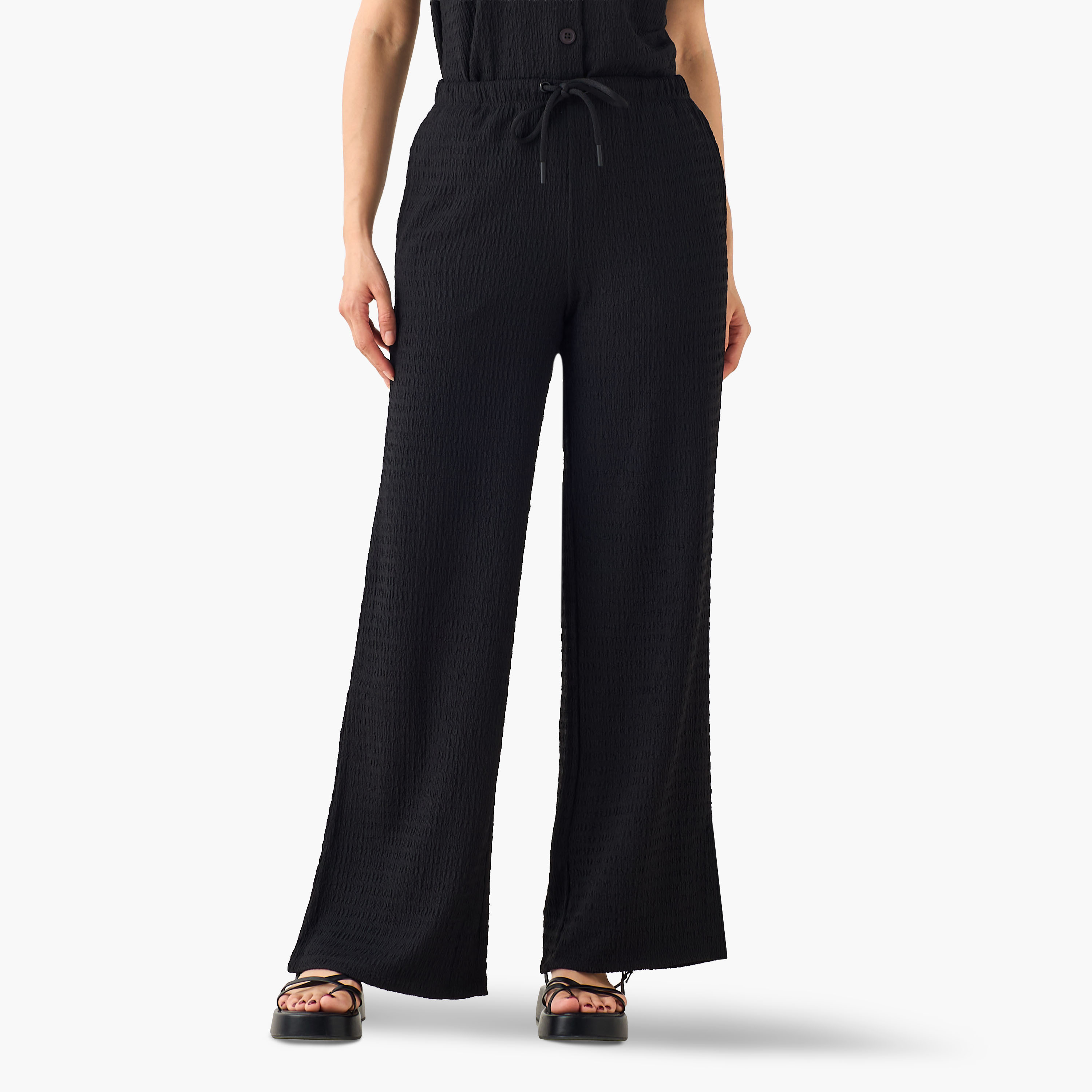 Mid-Rise Wide Leg Pants-women-clothing-coordsets-image-2