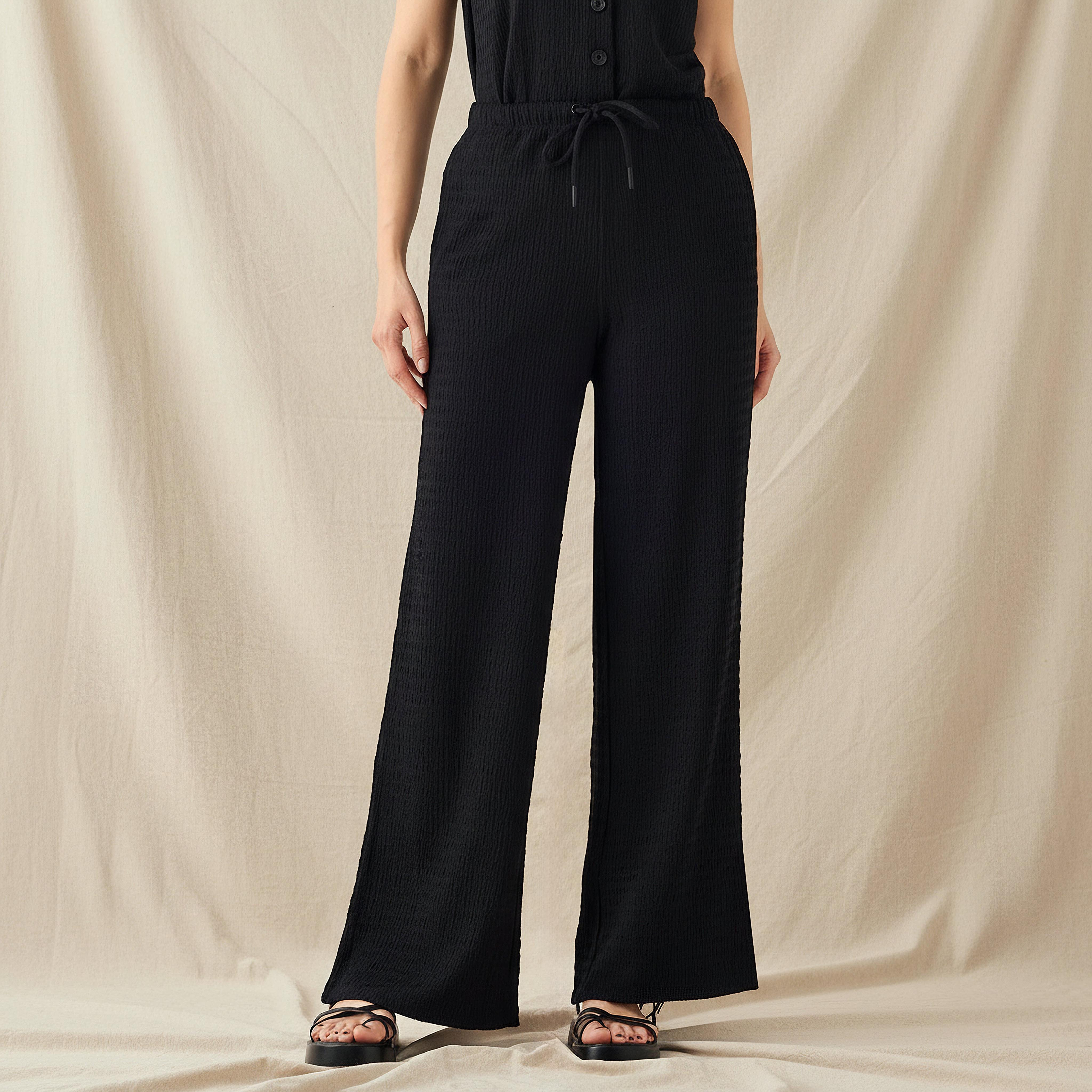 Mid-Rise Wide Leg Pants-women-clothing-coordsets-image-1