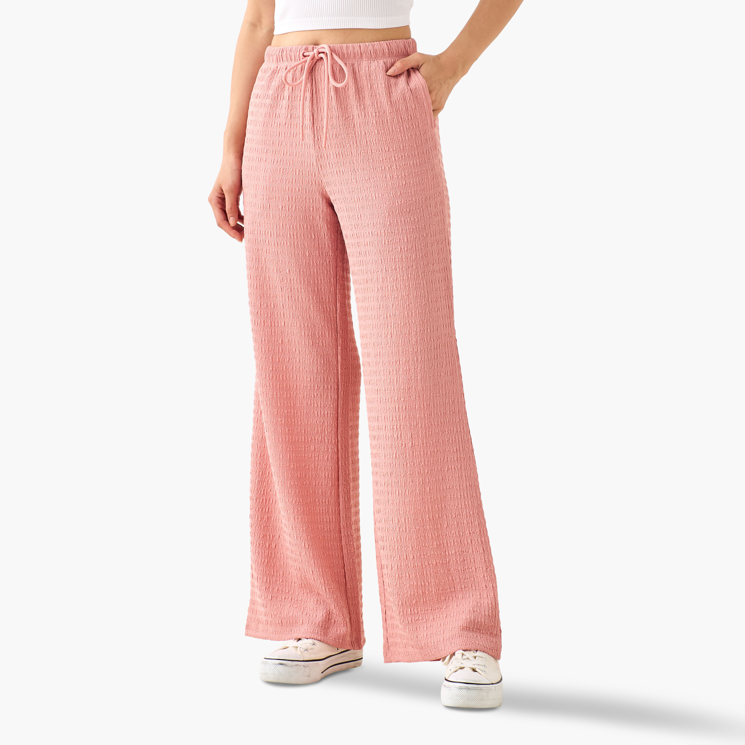 Mid-Rise Wide Leg Pants-women-clothing-coordsets-image-2