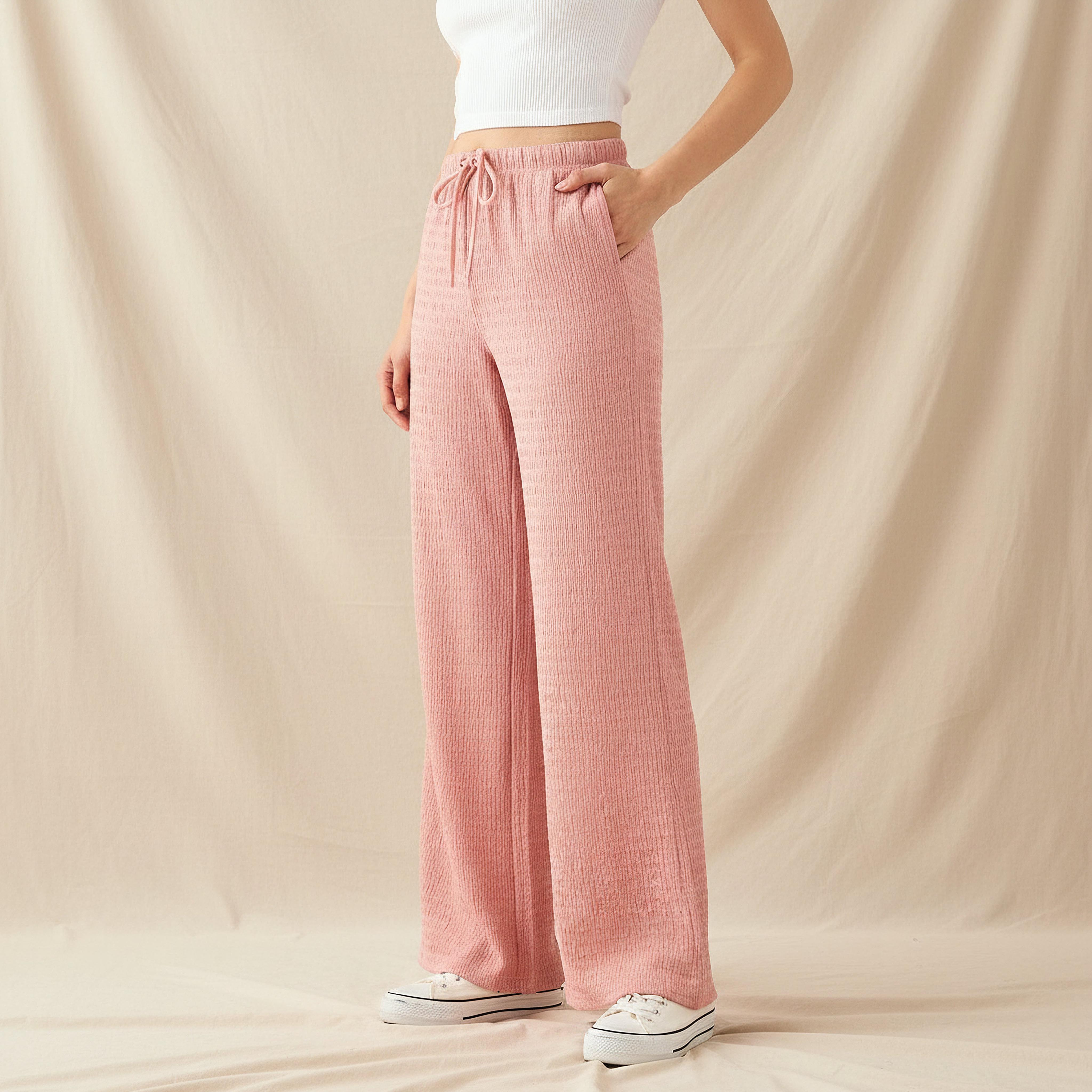Mid-Rise Wide Leg Pants-women-clothing-coordsets-image-1
