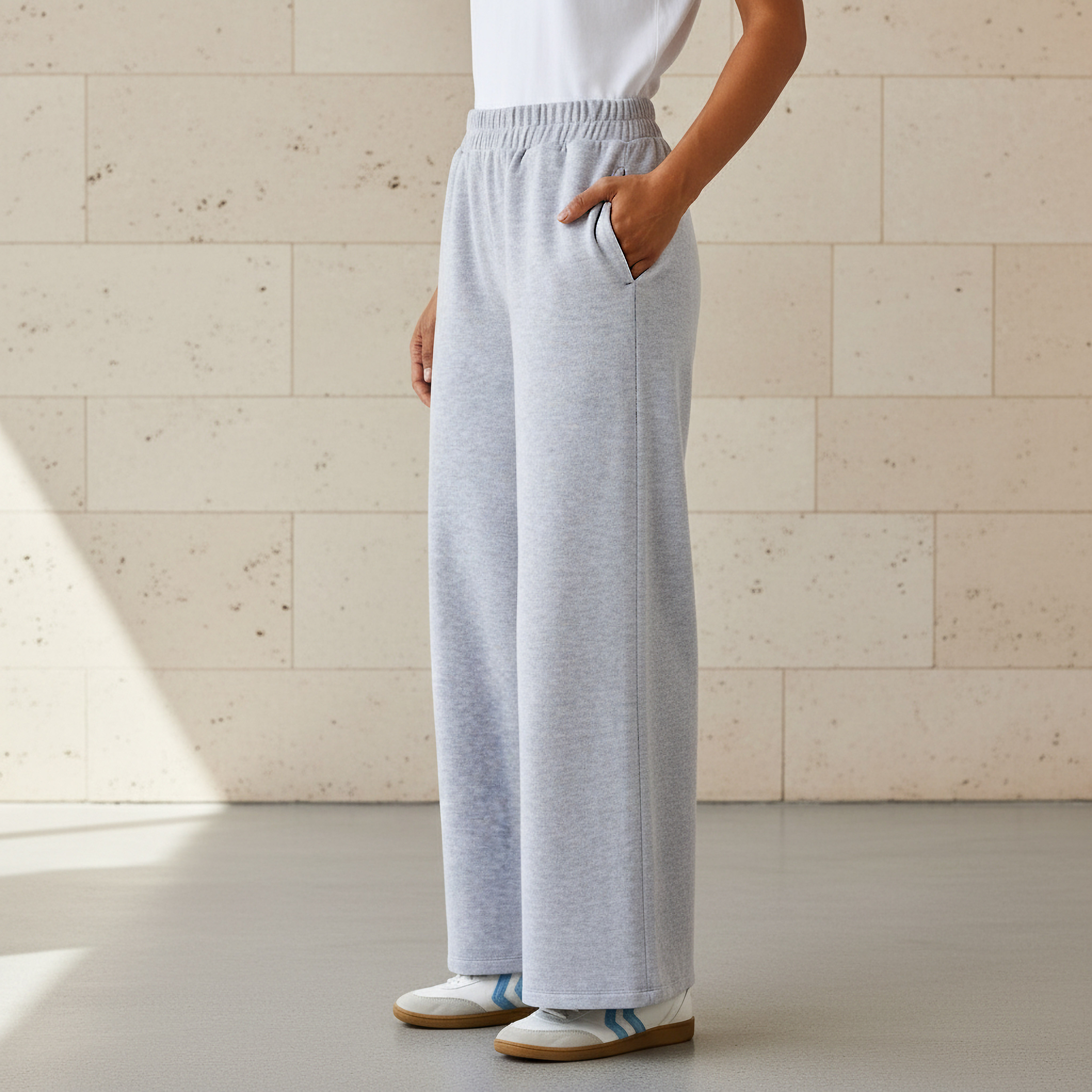 Wide-Leg Lounge Pants with Pockets-women-clothing-coordsets-image-1