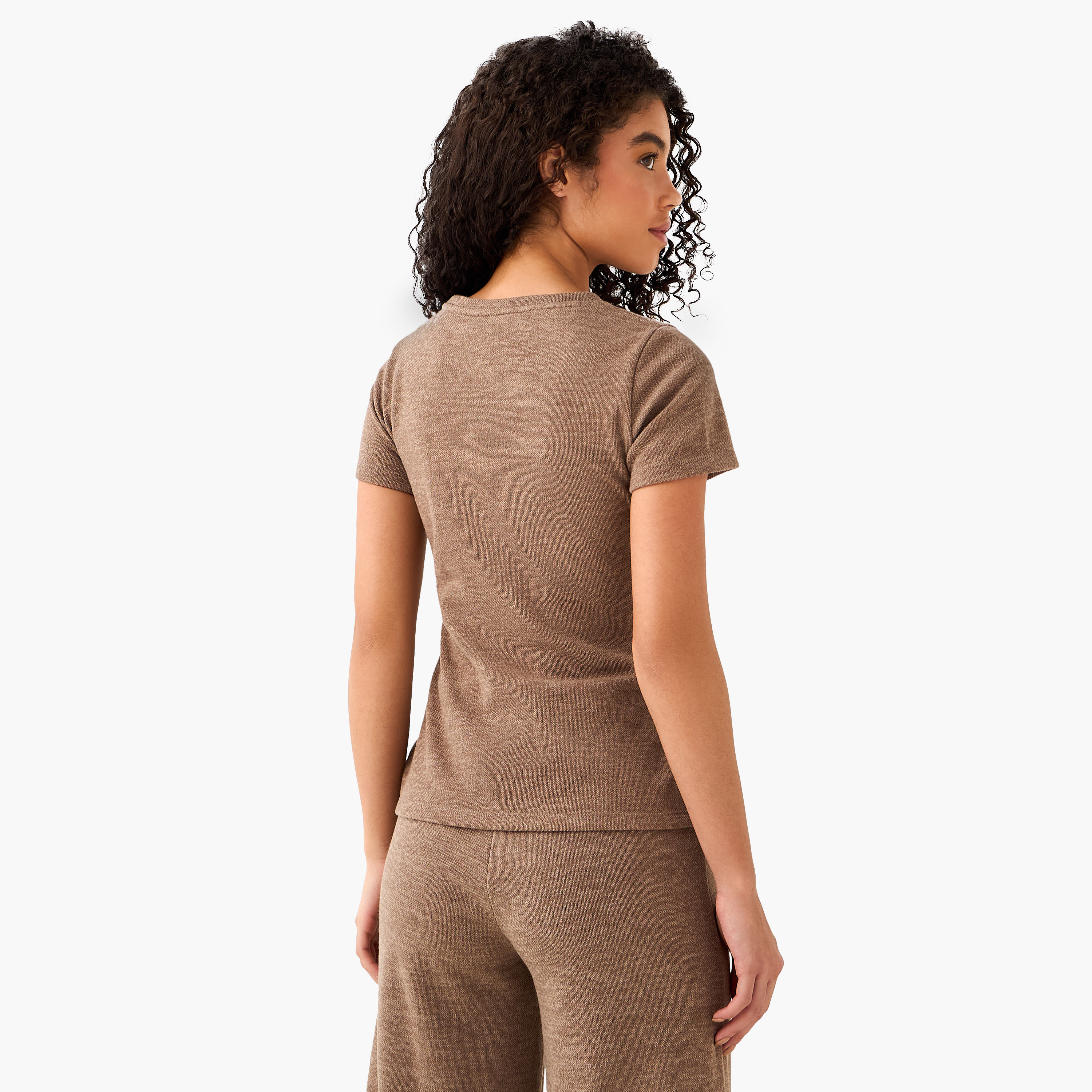 T-shirt with Ruched Accent-women-clothing-tshirts-image-4