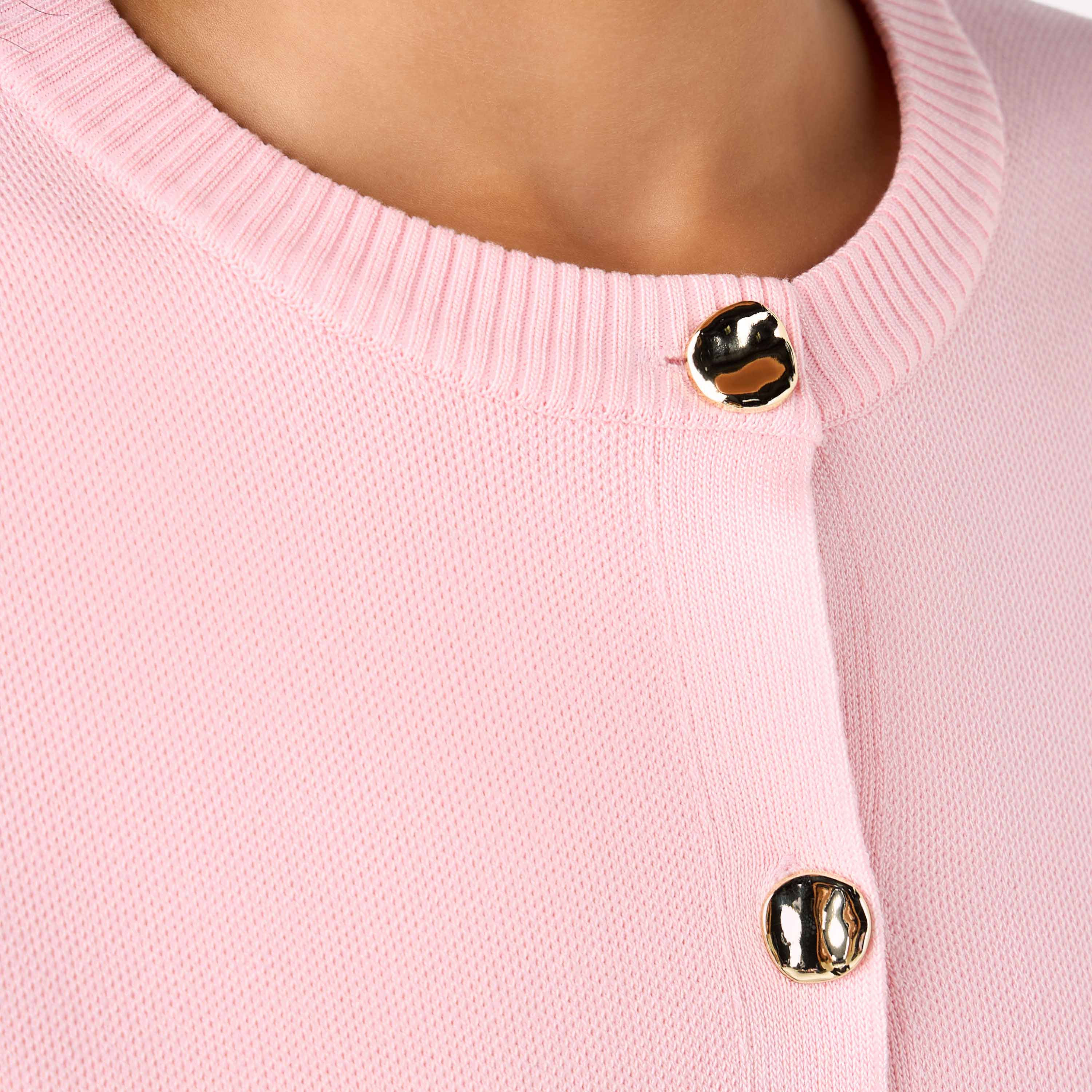 Button Accent Crew Neck Cardigan-women-winterwear-cardigansandjumpers-cardigans-image-6