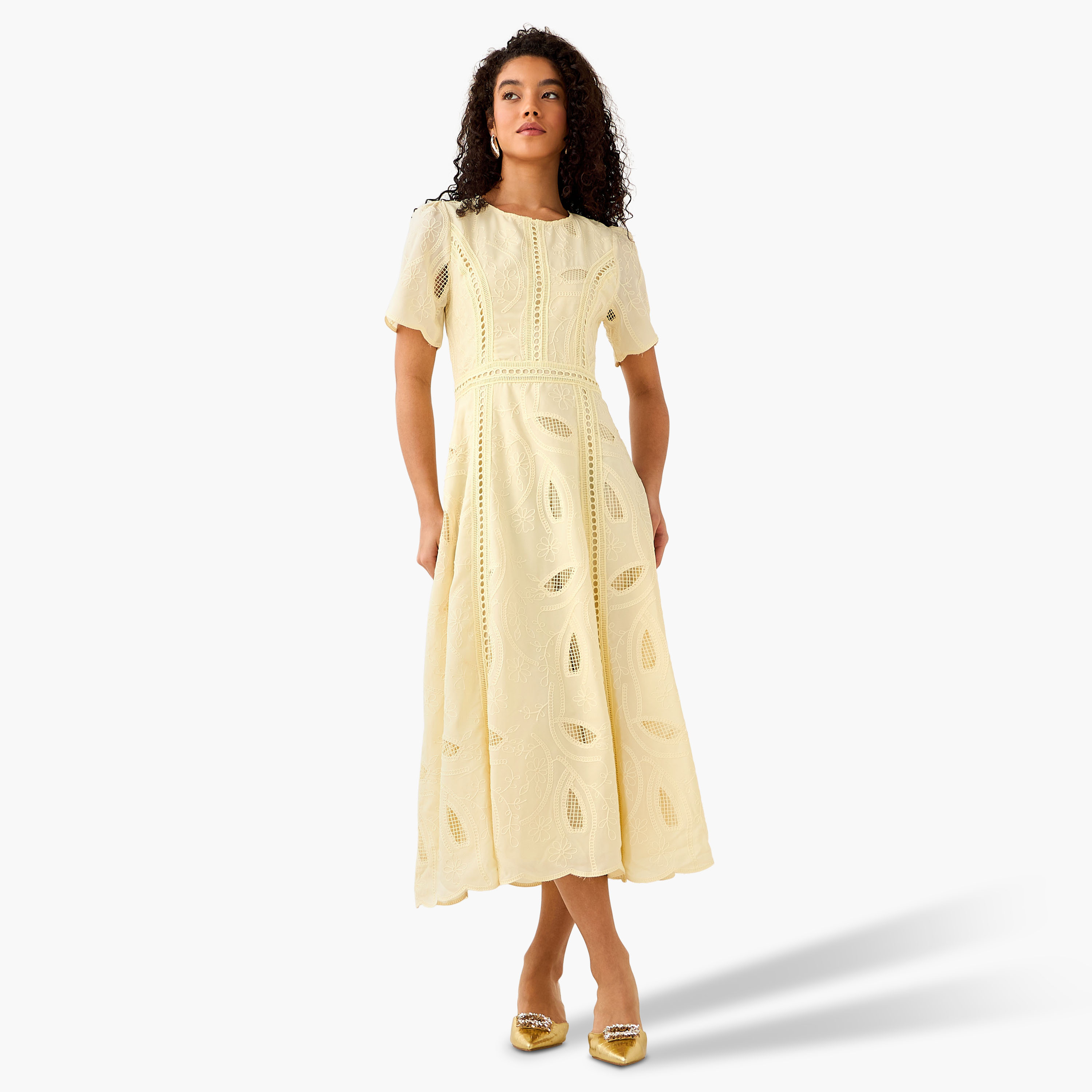 Schiffli Dress with Scallop Trim-women-clothing-dresses-image-4
