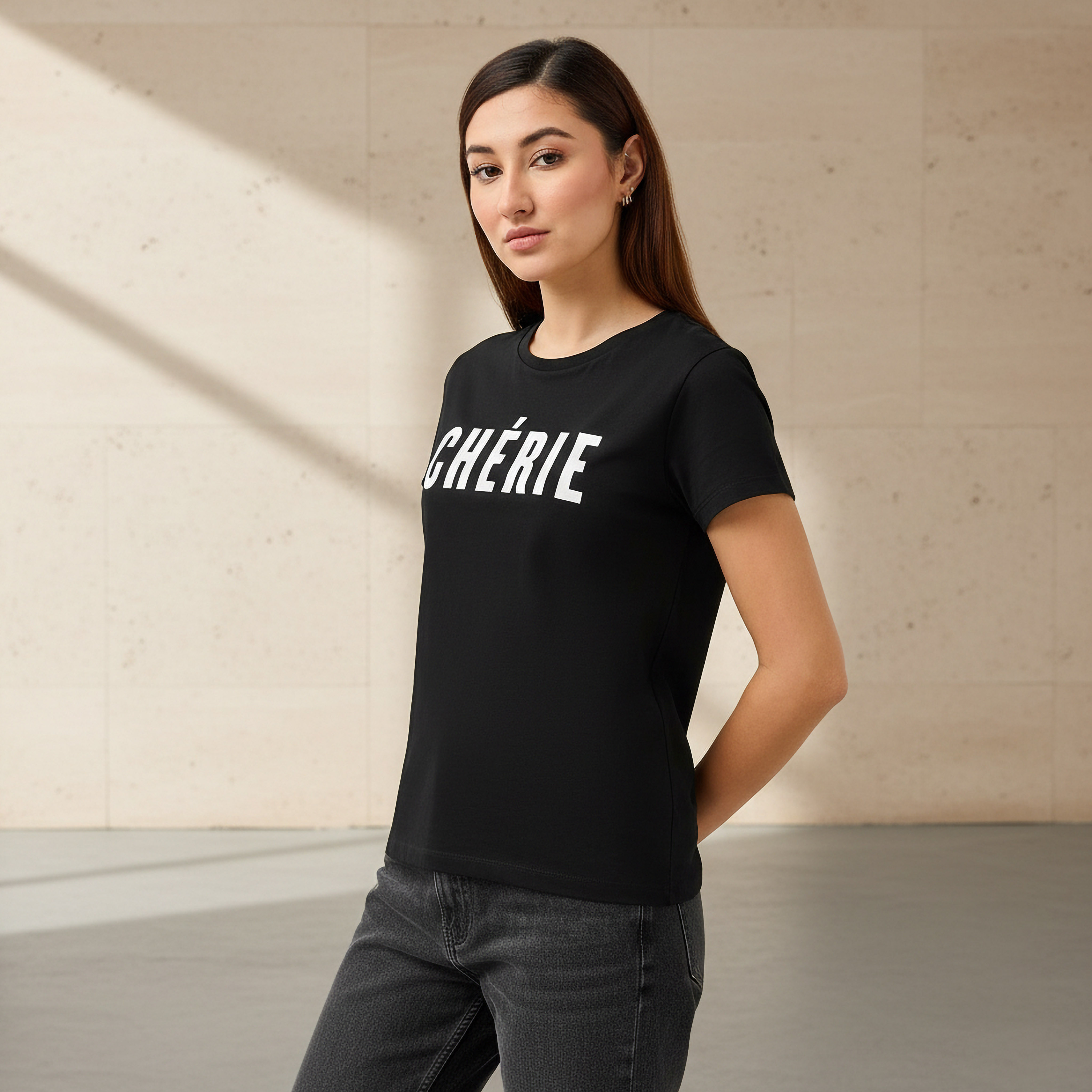 Regular Fit Cotton T-shirt with Typographic Print-PROMO_SP_QA_2FOR49_110625-image-1